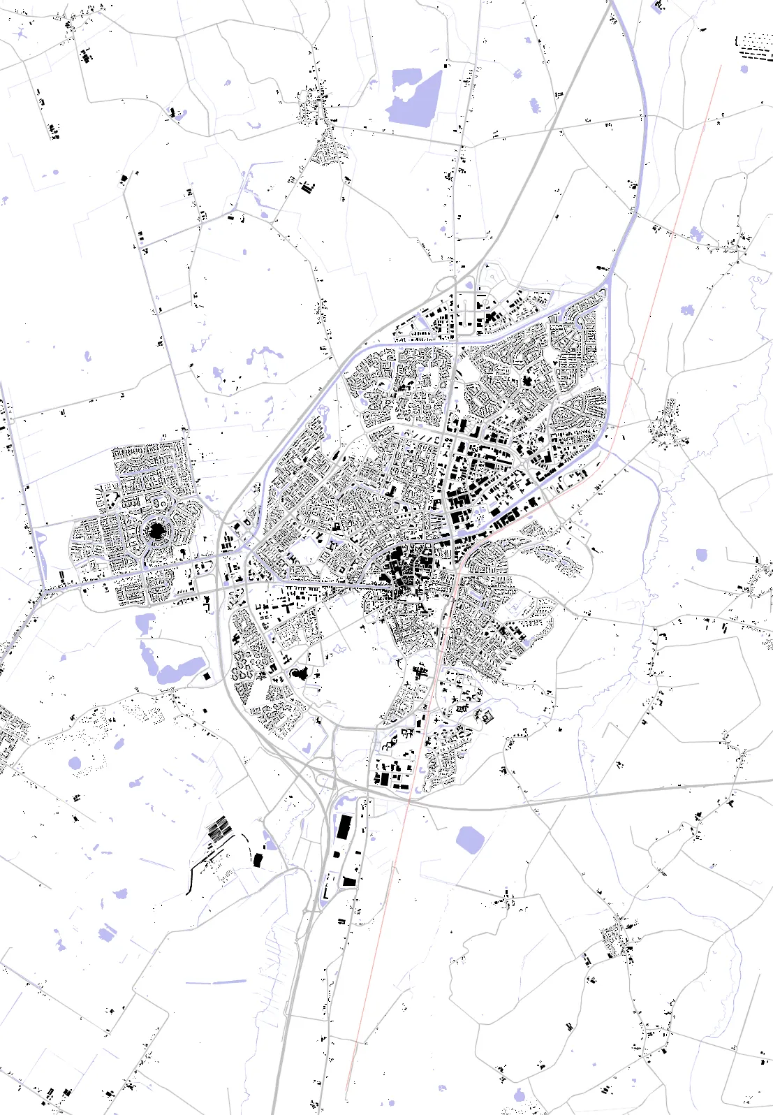 Assen zwartplan