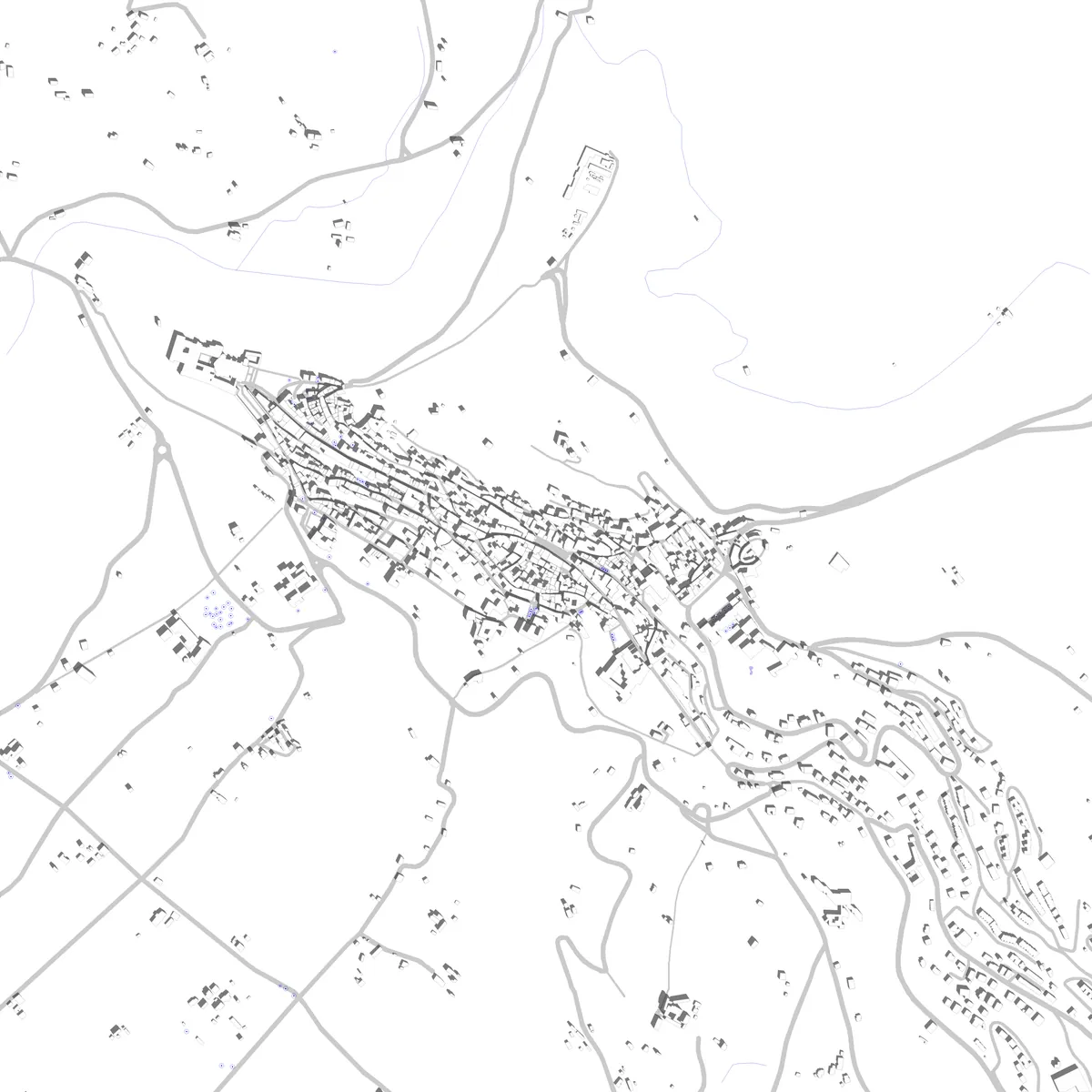 Assisi Lageplan (2,5 km)