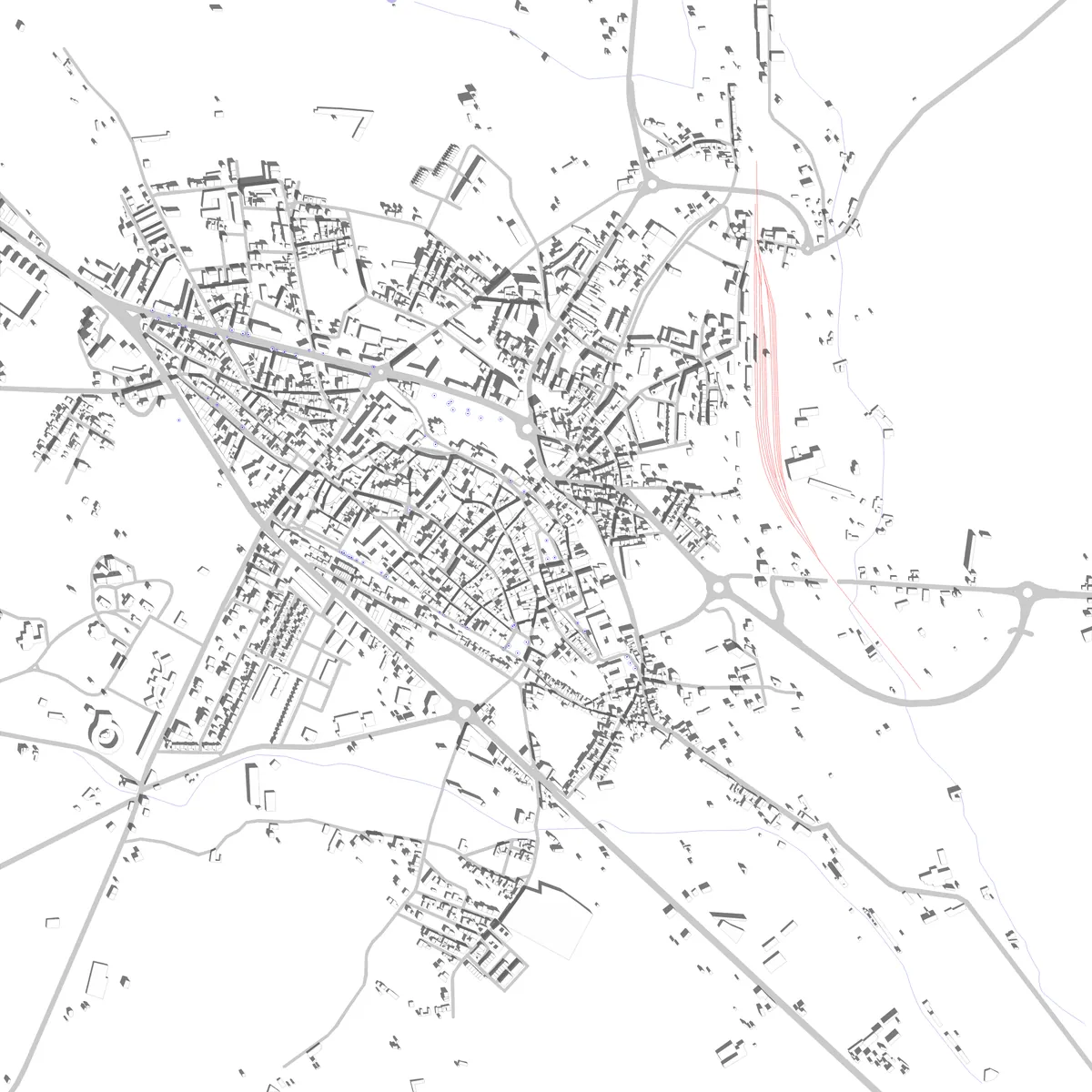 Astorga plano de situación (2,5 km)