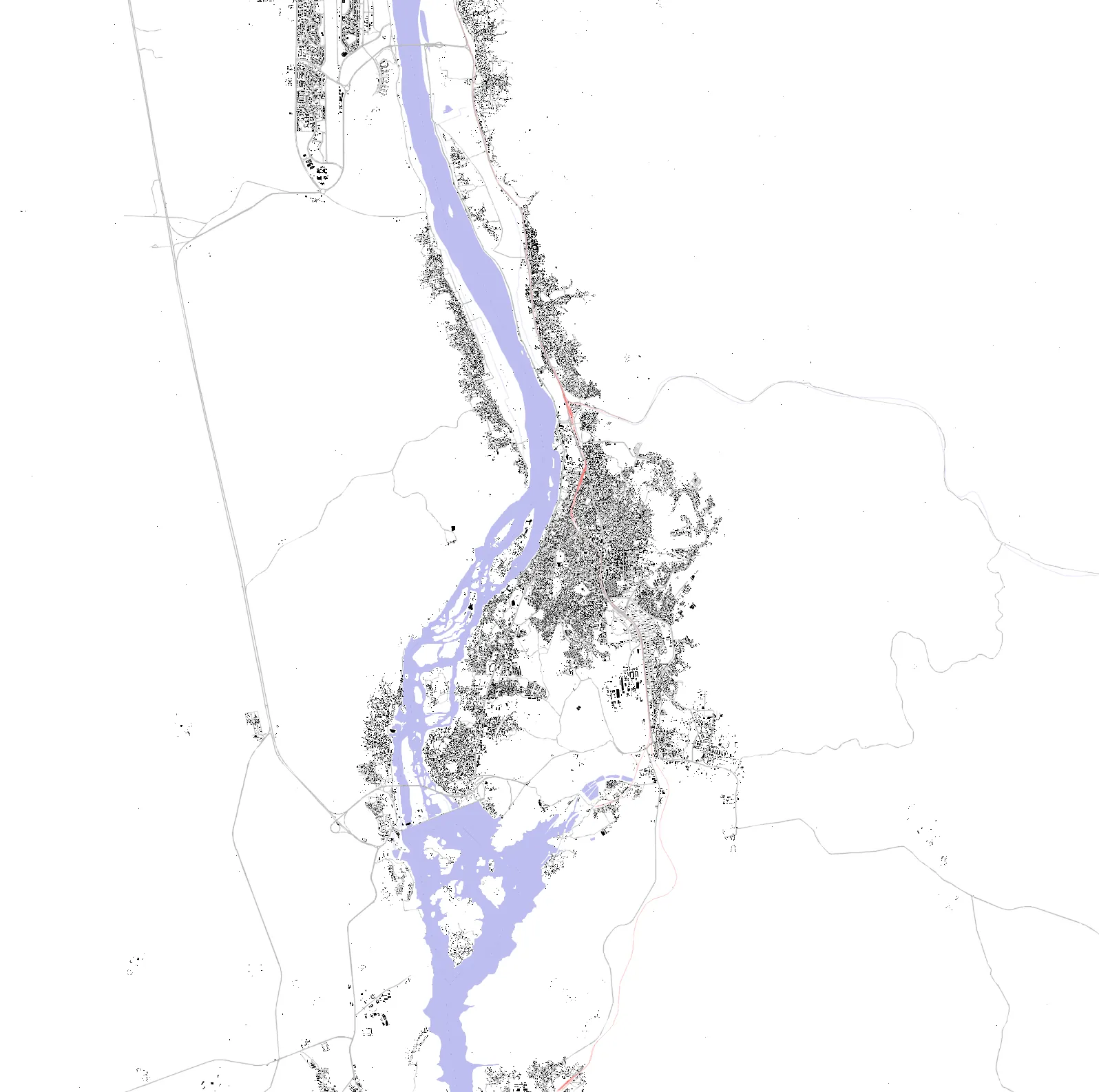 Aswan Schwarzplan