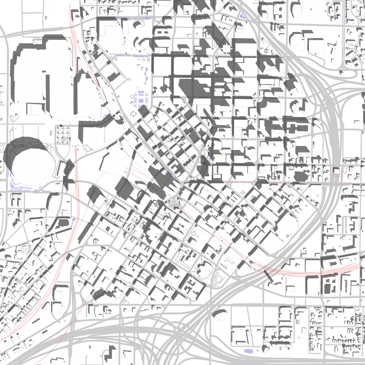 Atlanta site plan (2.5 km)