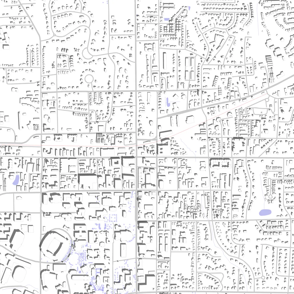 Auburn site plan (2.5 km)