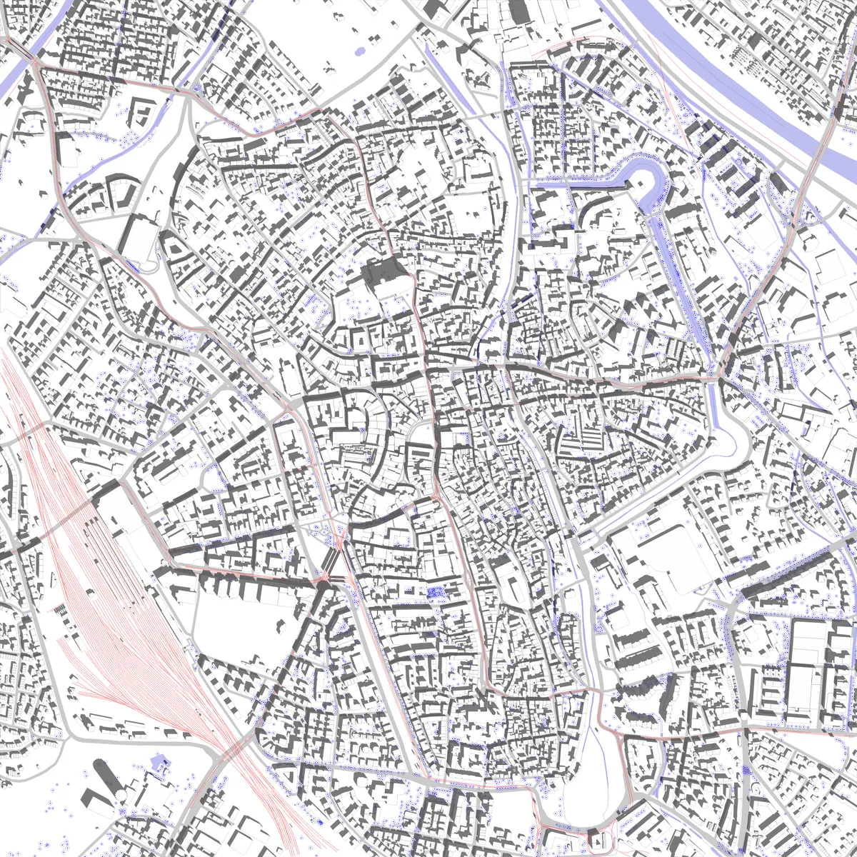 Augsburg site plan (2.5 km)