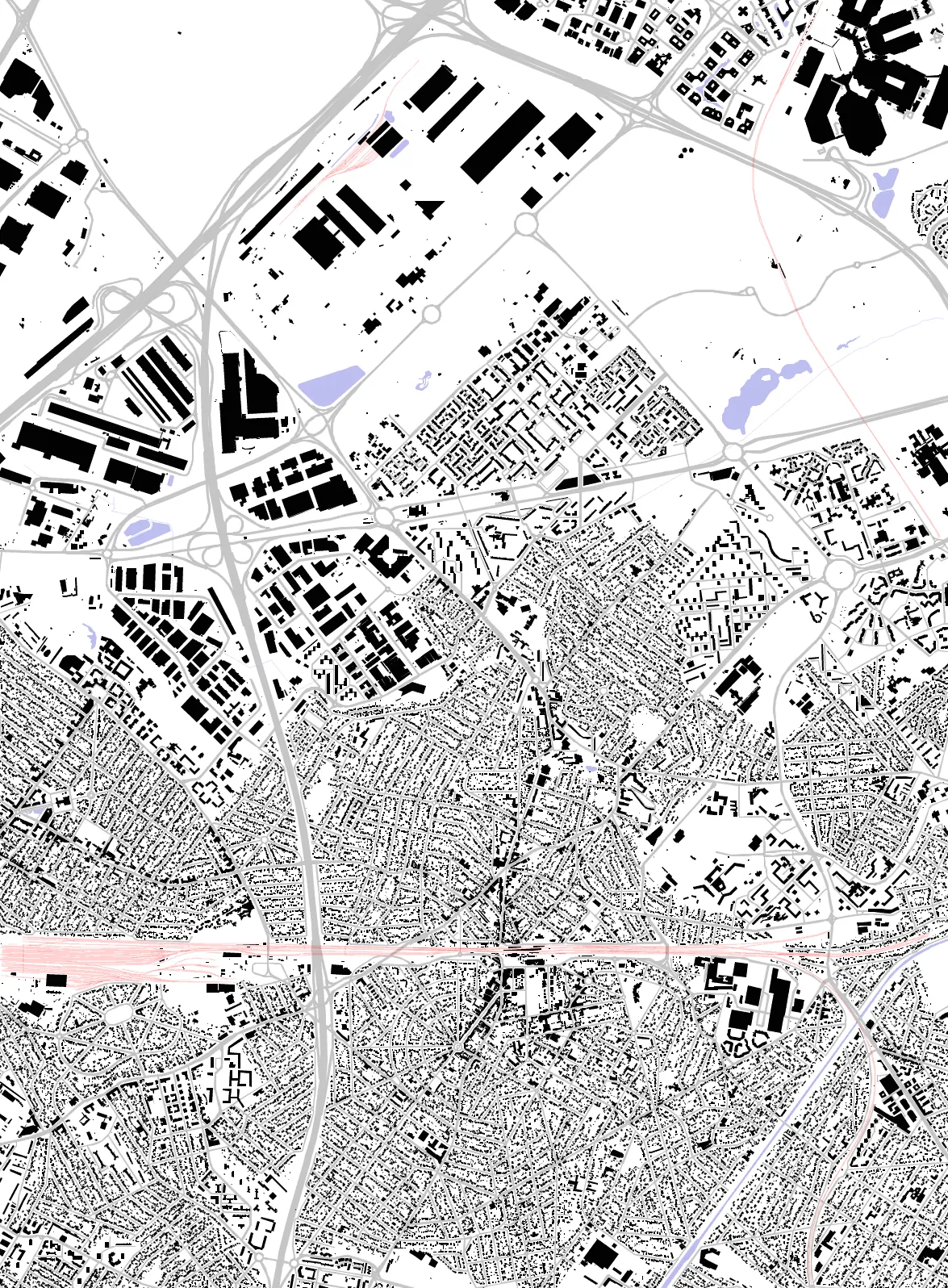Aulnay-sous-Bois plan de masse