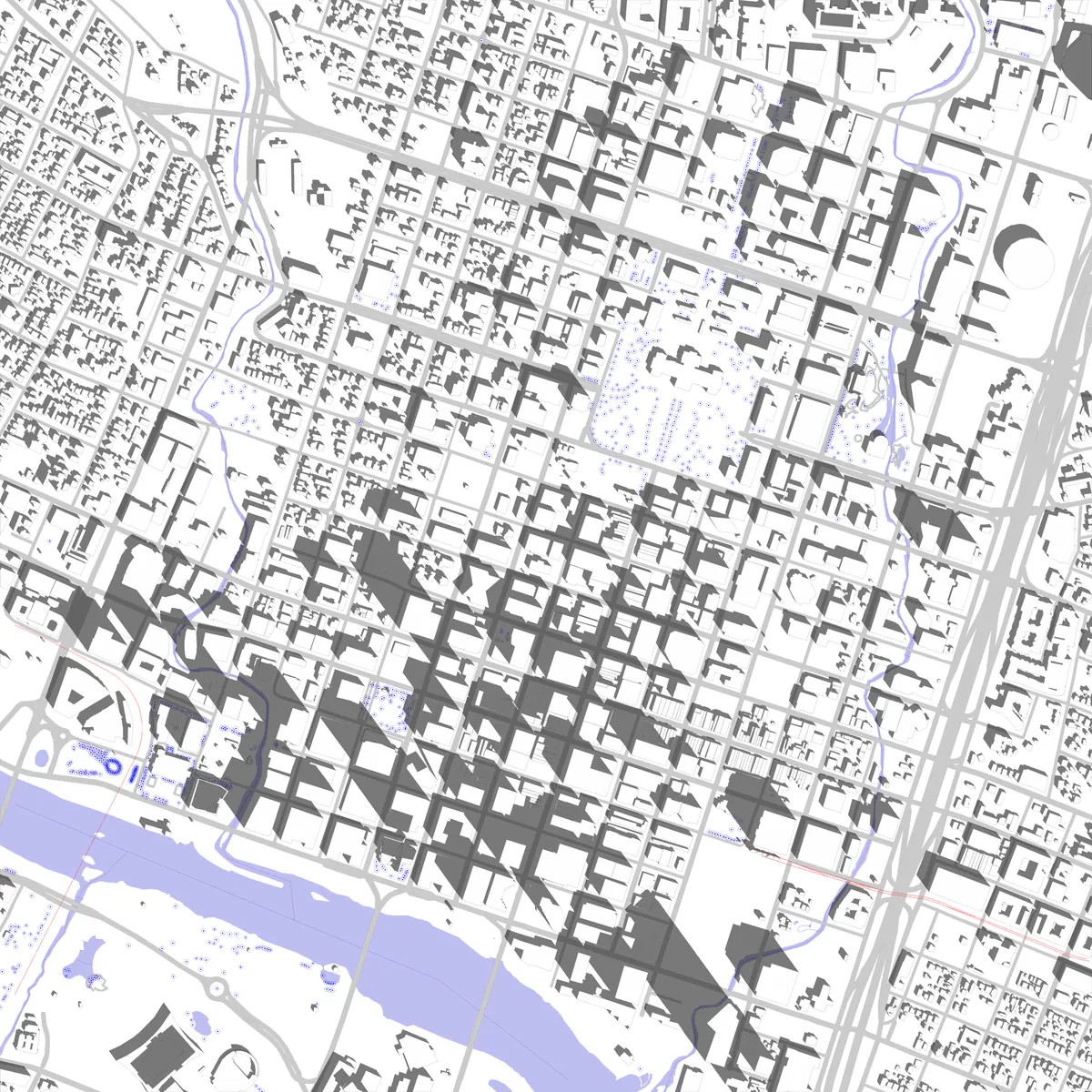 Austin Lageplan (2,5 km)