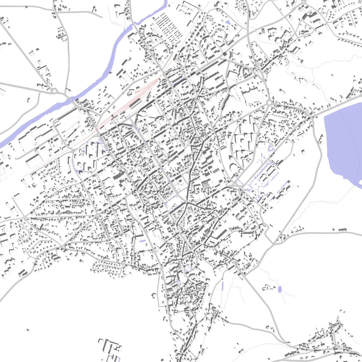 Autun plan de situation (2,5 km)