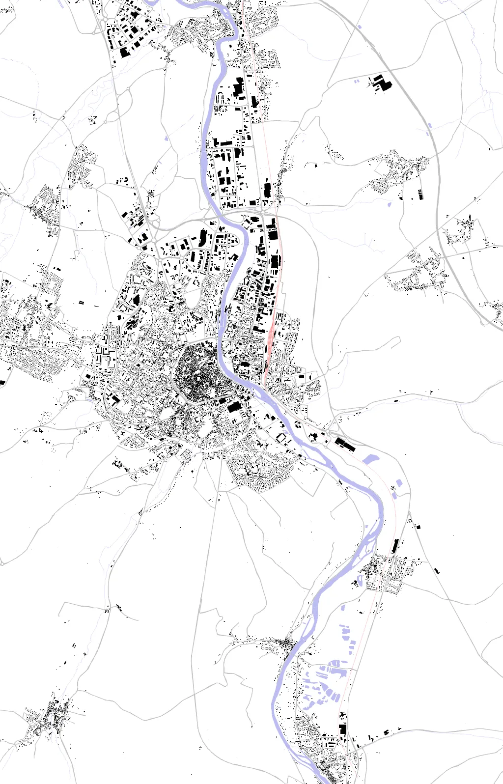 Auxerre plan de masse