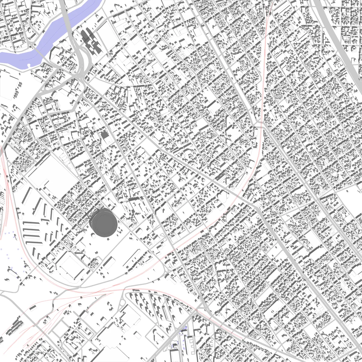 Avellaneda Lageplan (2,5 km)