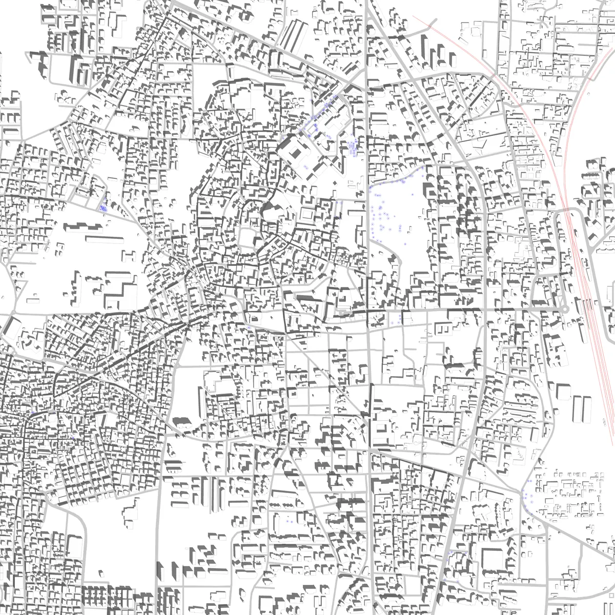 Aversa Lageplan (2,5 km)