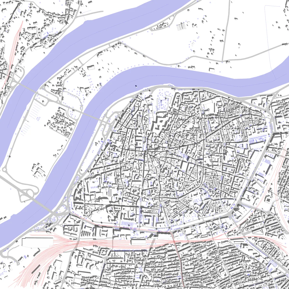Avignon site plan (2.5 km)