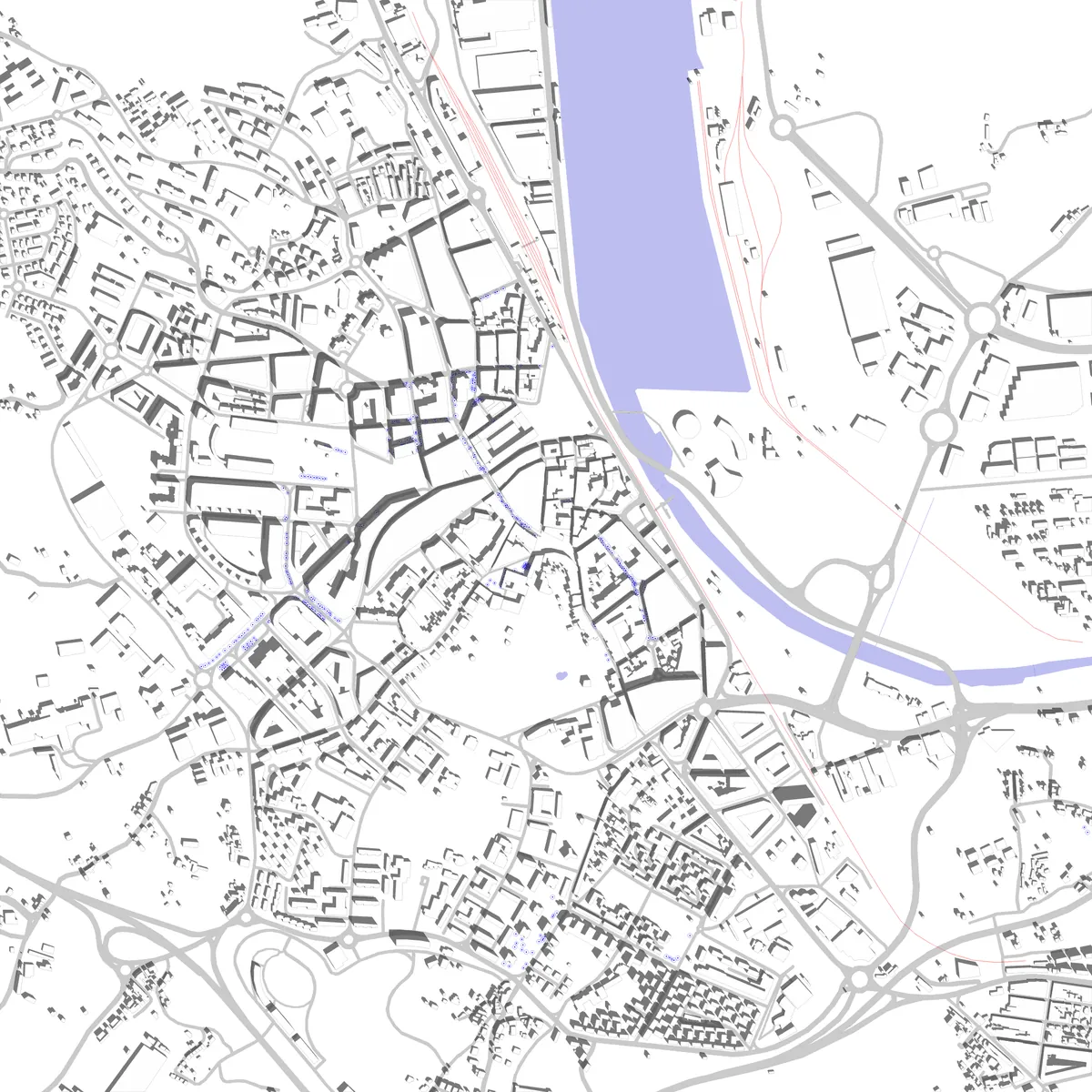 Avilés Lageplan (2,5 km)