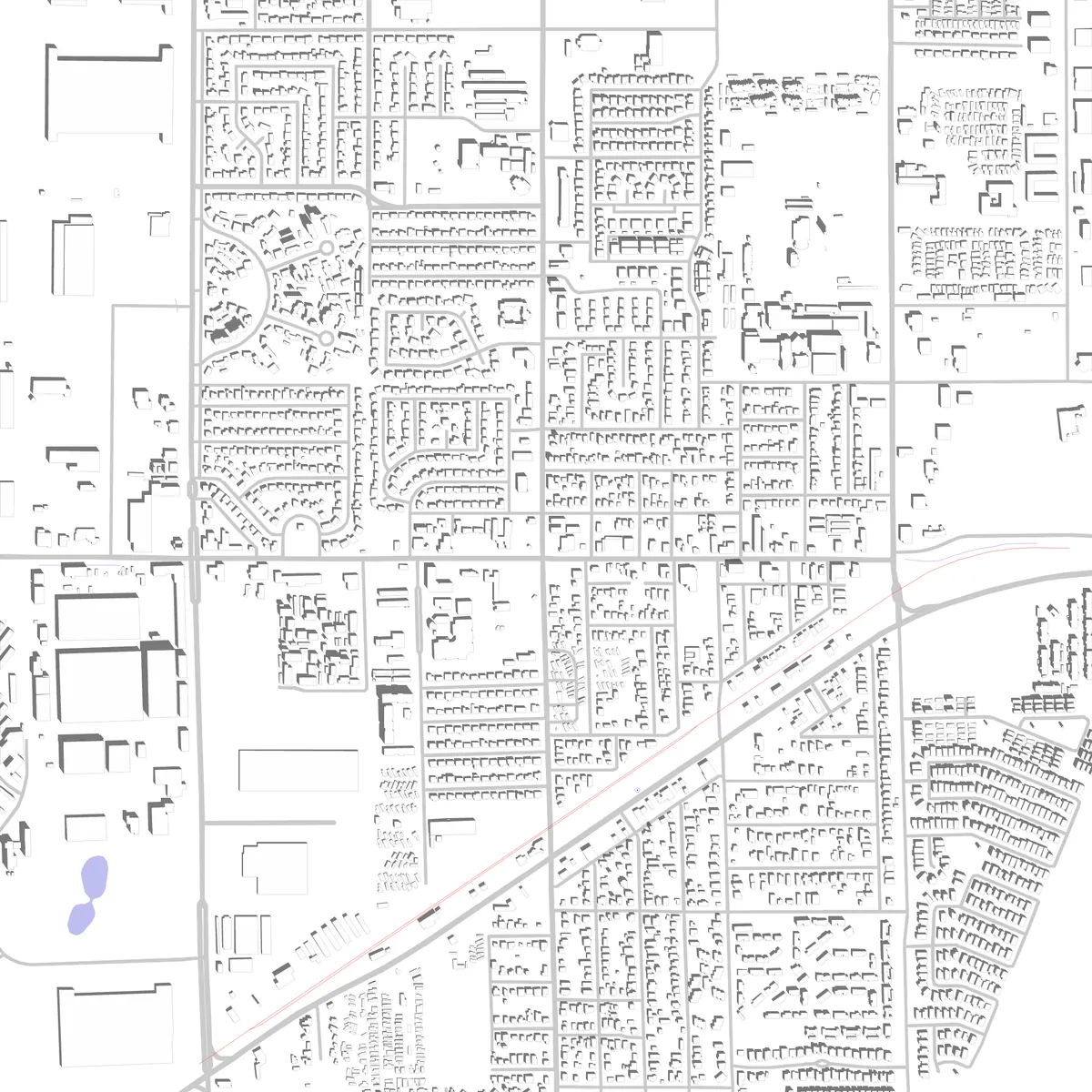 Avondale Lageplan (2,5 km)