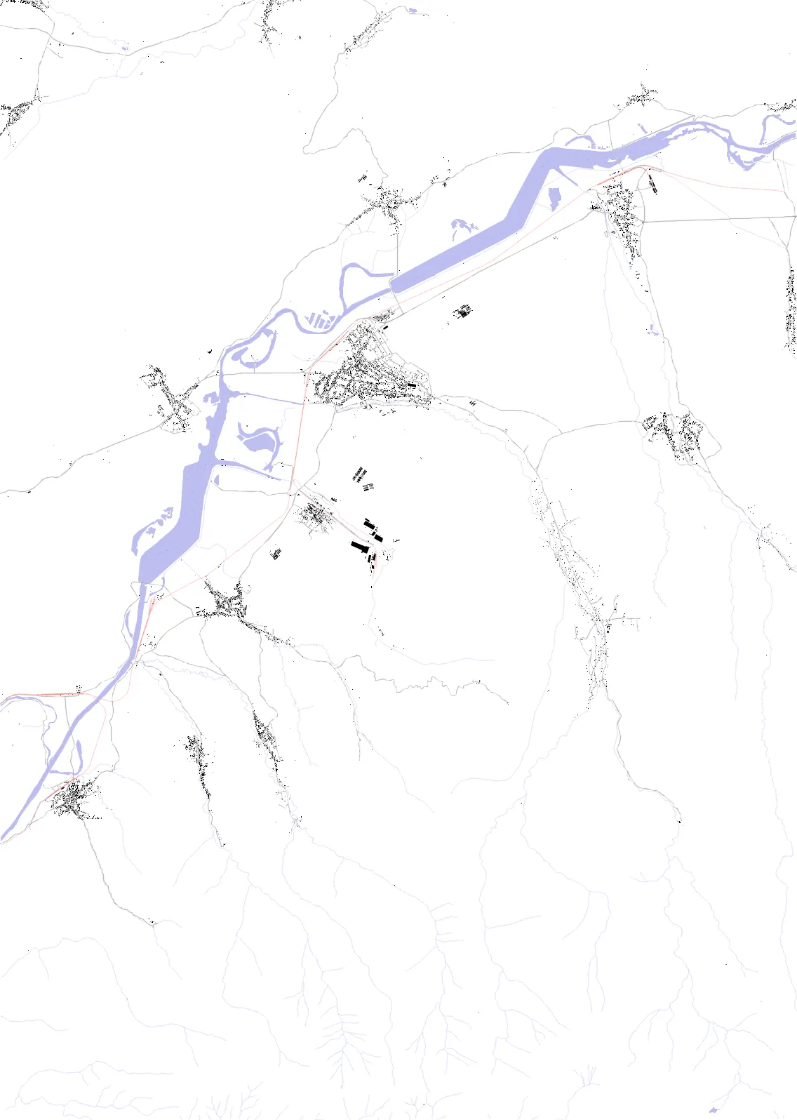 Avrig figure ground plan