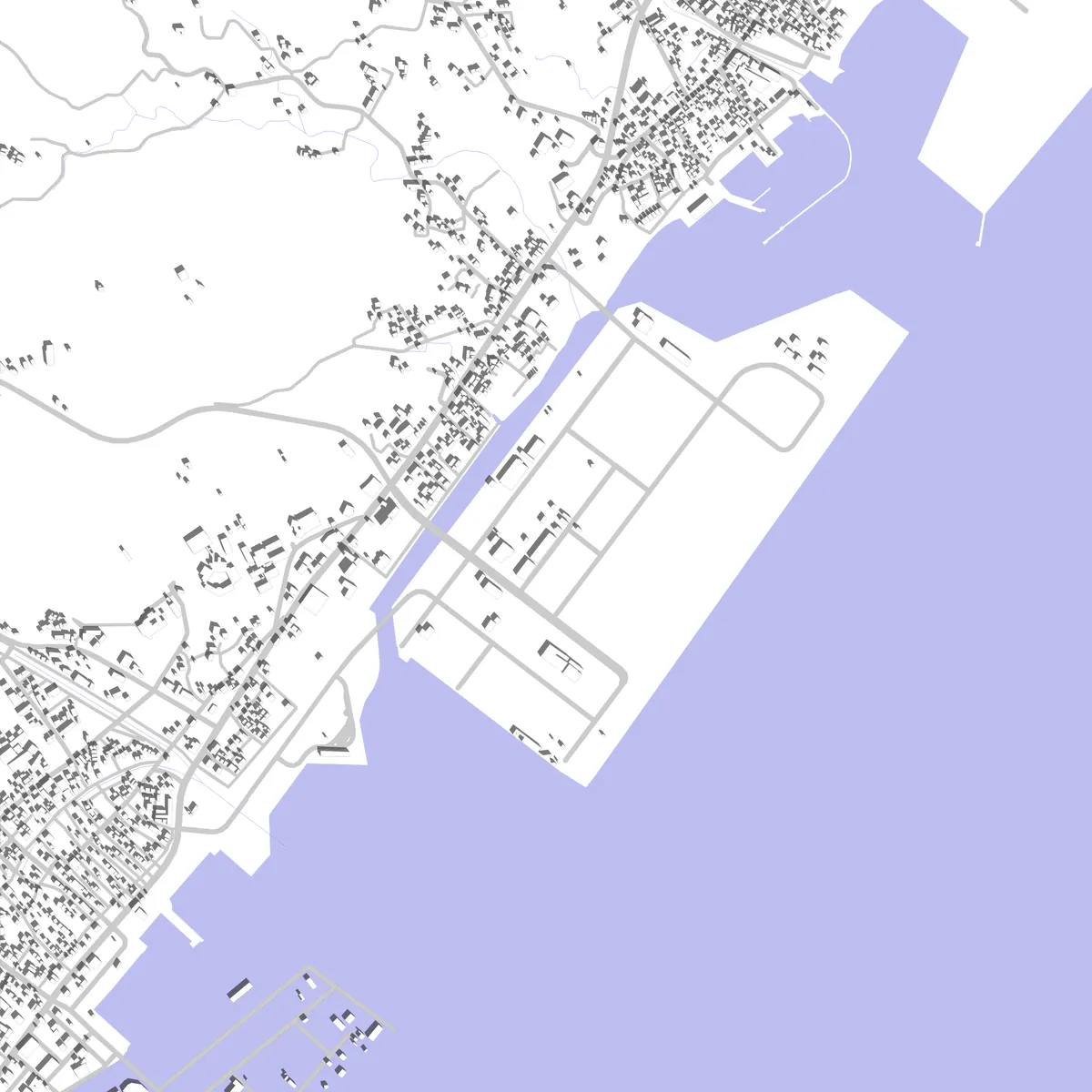 Awaji Lageplan (2,5 km)
