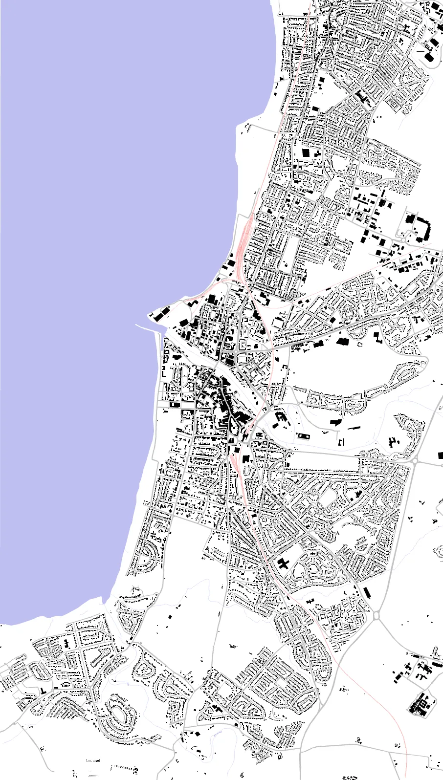 Ayr figure ground plan