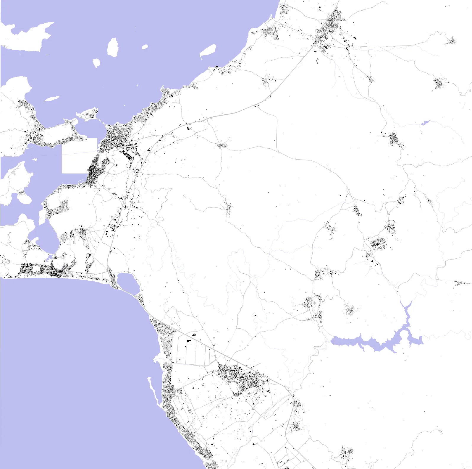 Ayvalık figure ground plan
