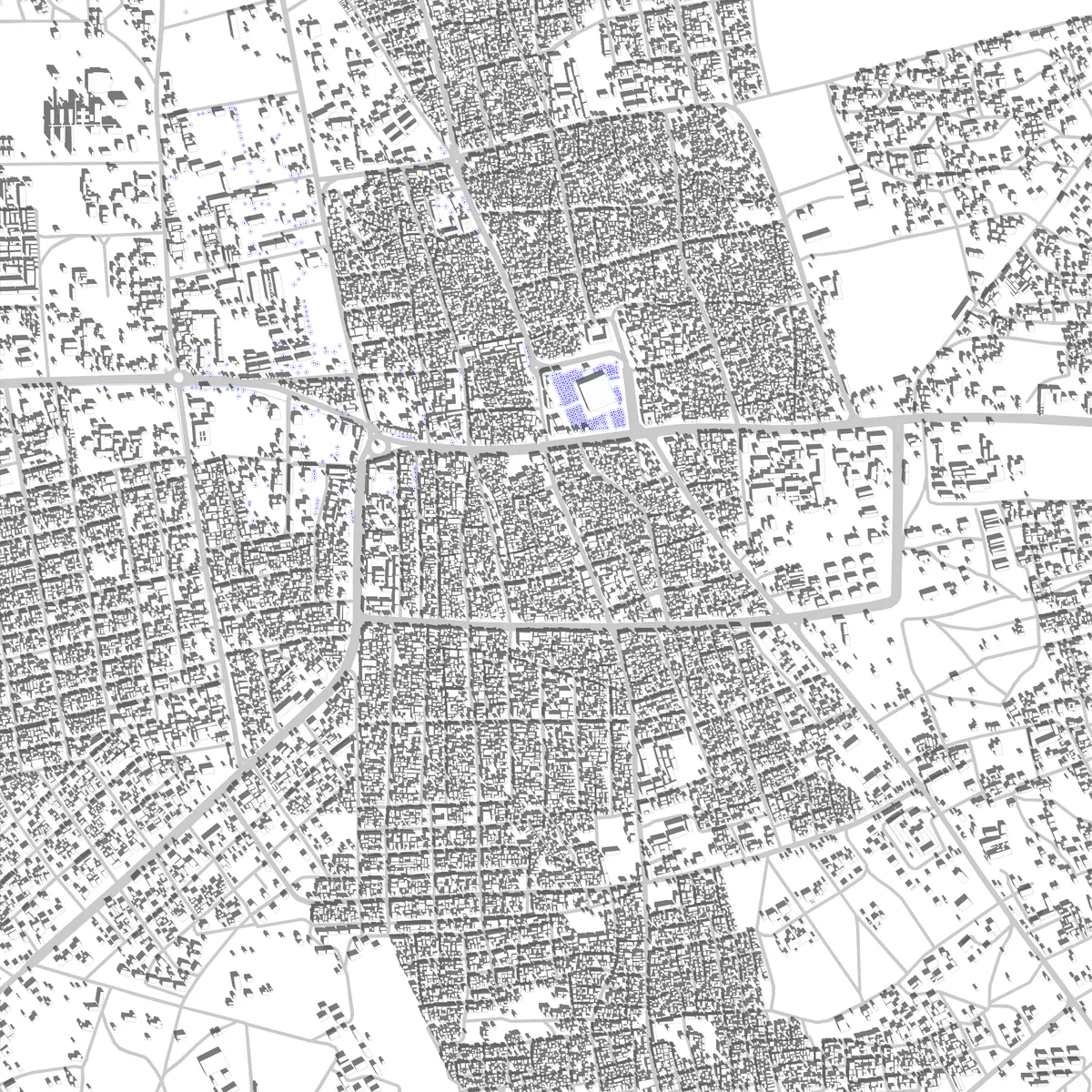 Azare site plan (2.5 km)