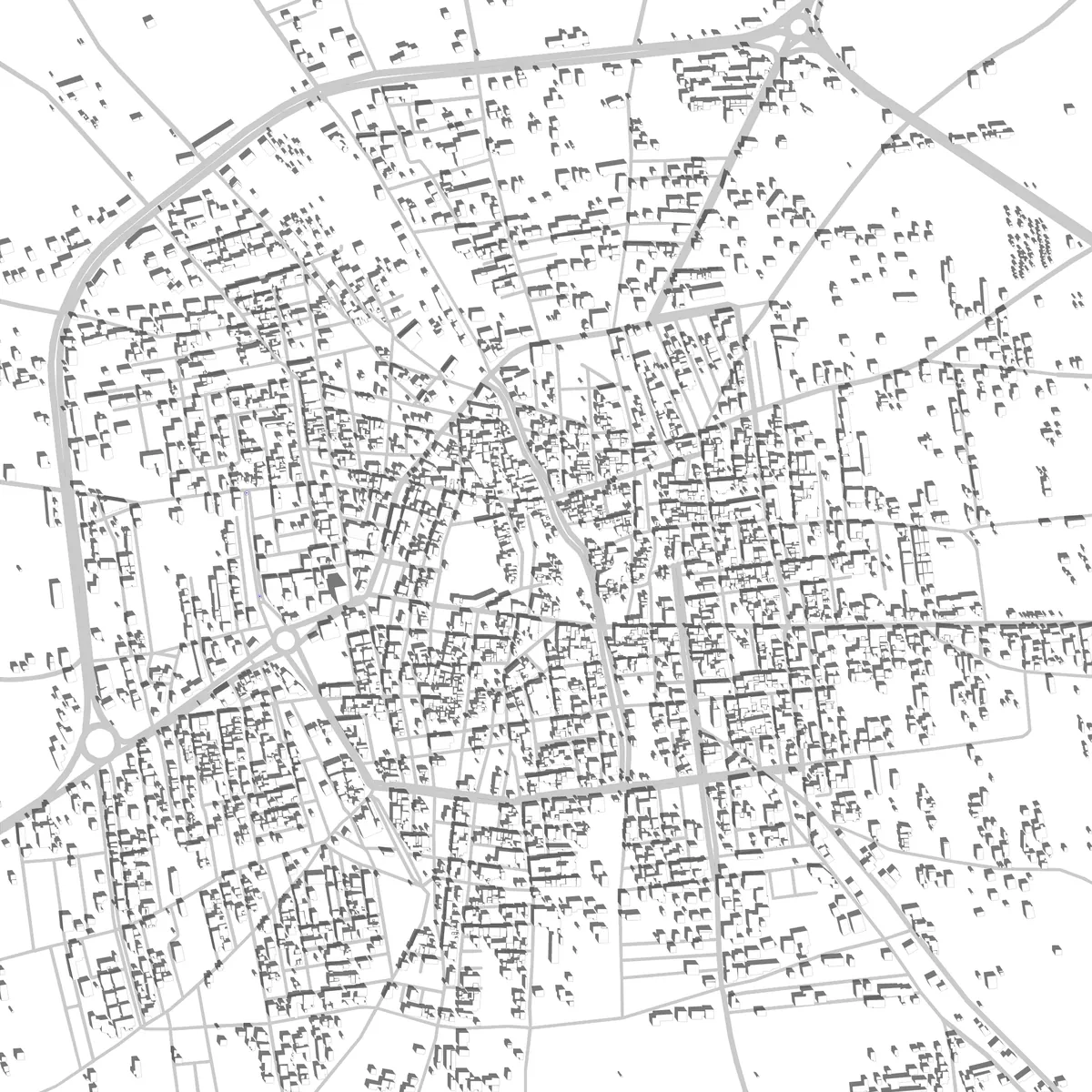 Azaz site plan (2.5 km)