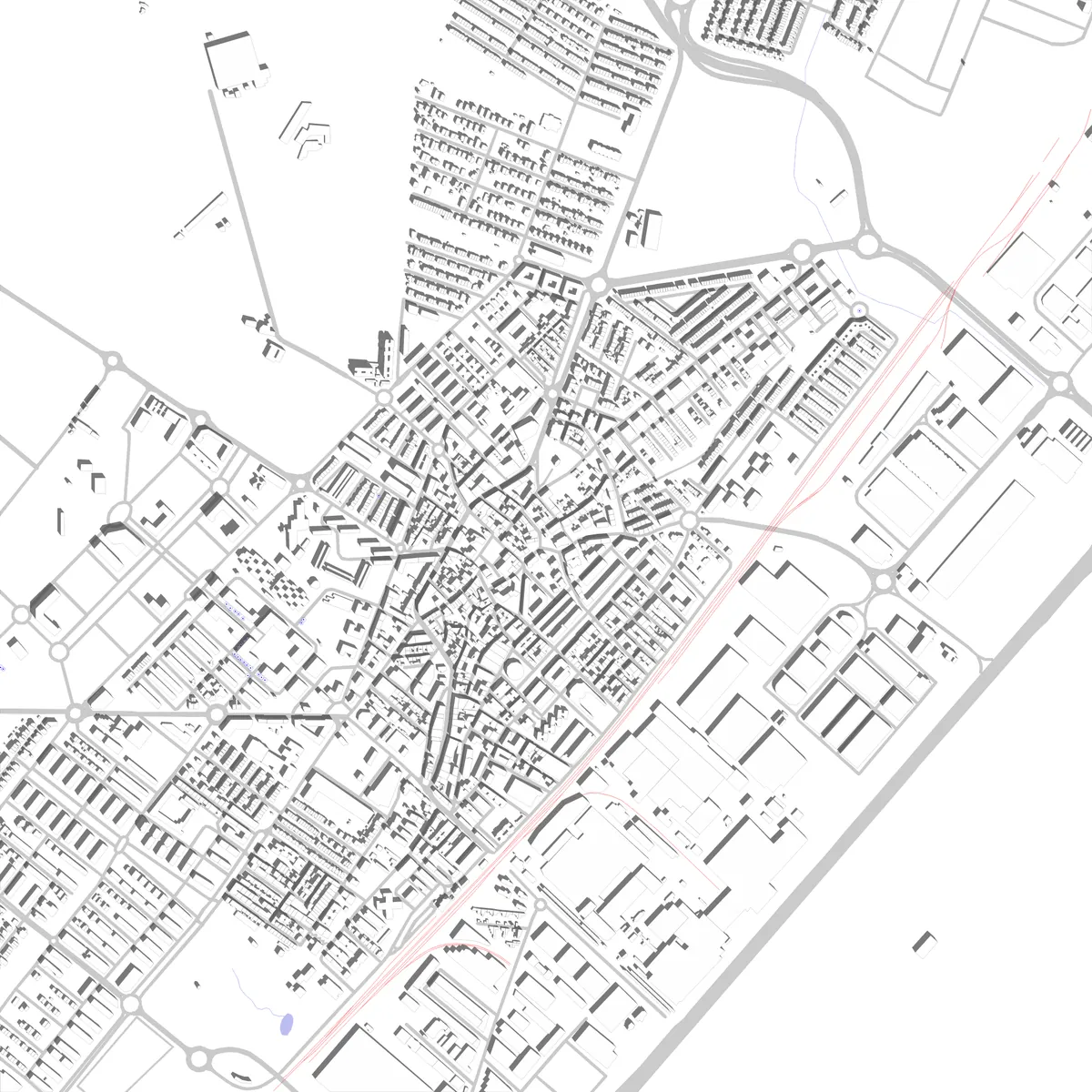 Azuqueca de Henares plano de situación (2,5 km)