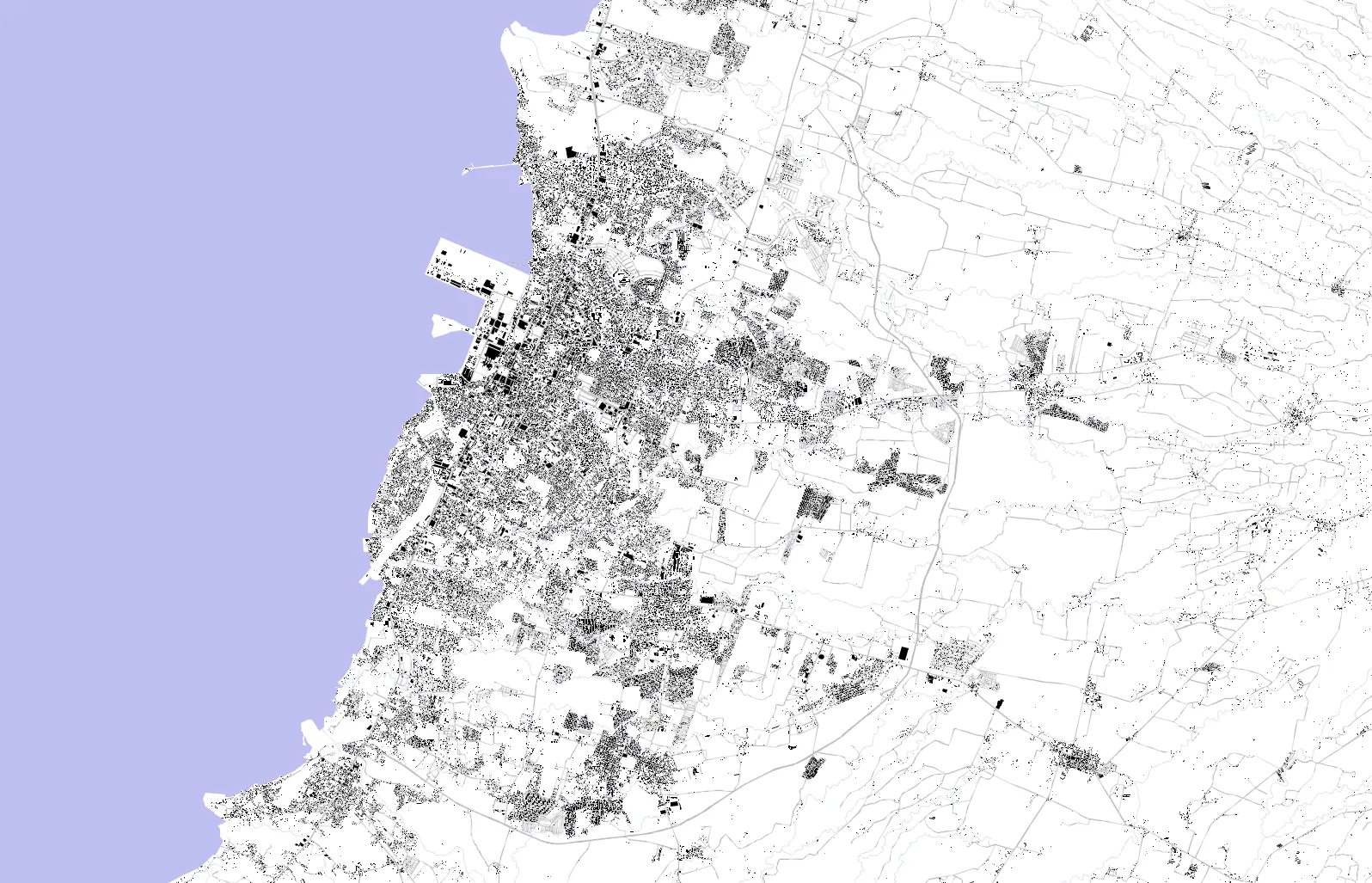 Bacolod figure ground plan
