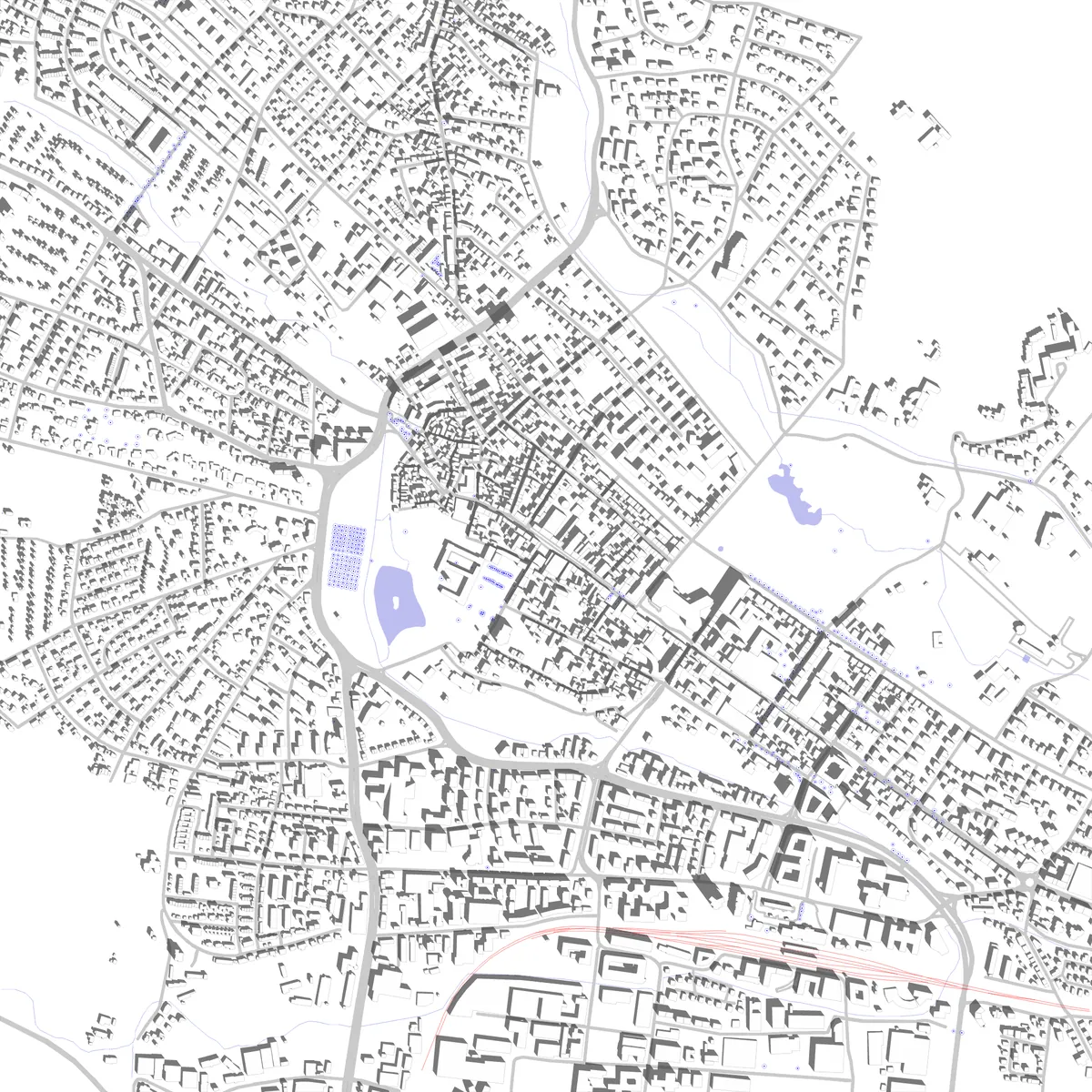 Bad Homburg vor der Höhe Lageplan (2,5 km)