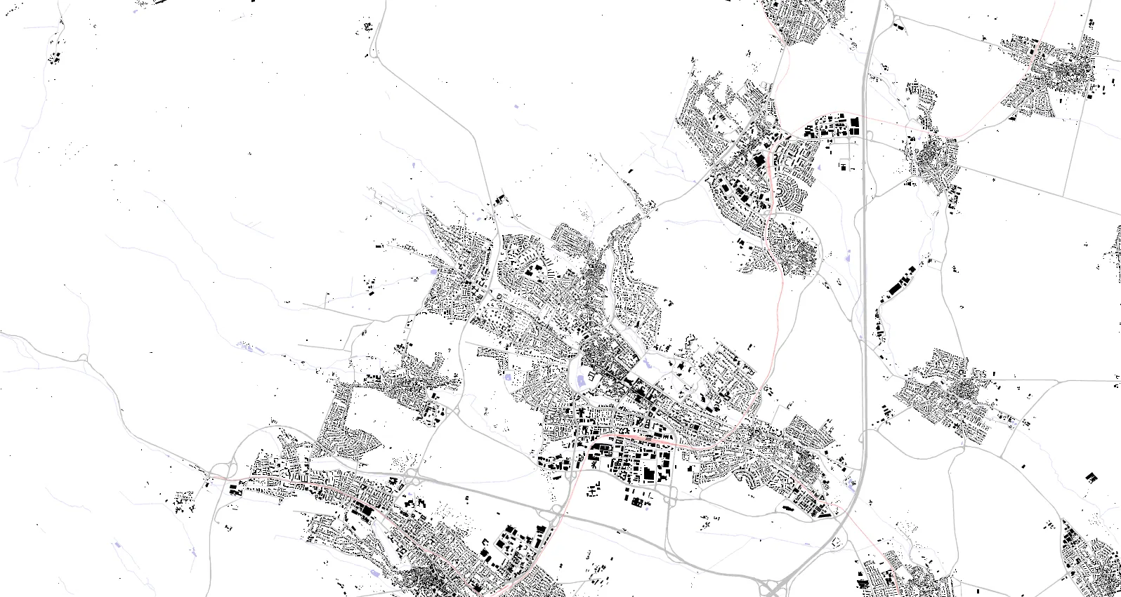 Bad Homburg vor der Höhe Schwarzplan