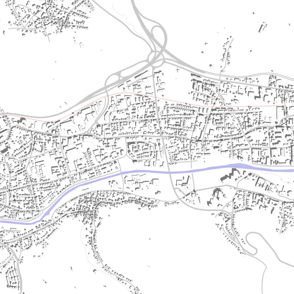 Bad Neuenahr-Ahrweiler Lageplan (2,5 km)