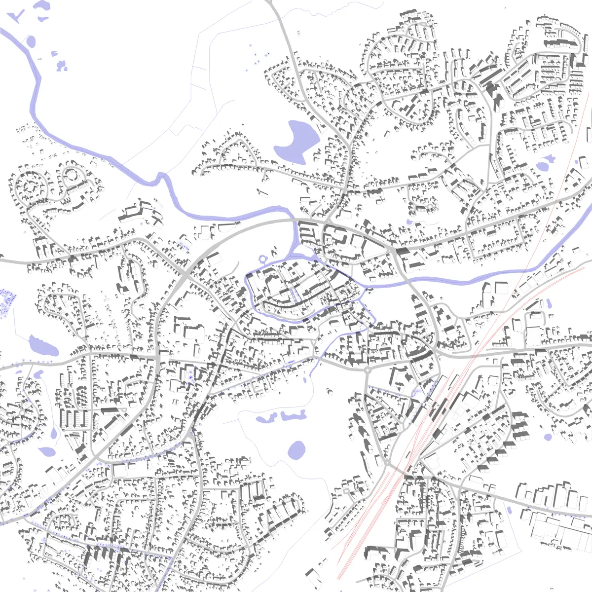 Bad Oldesloe Lageplan (2,5 km)