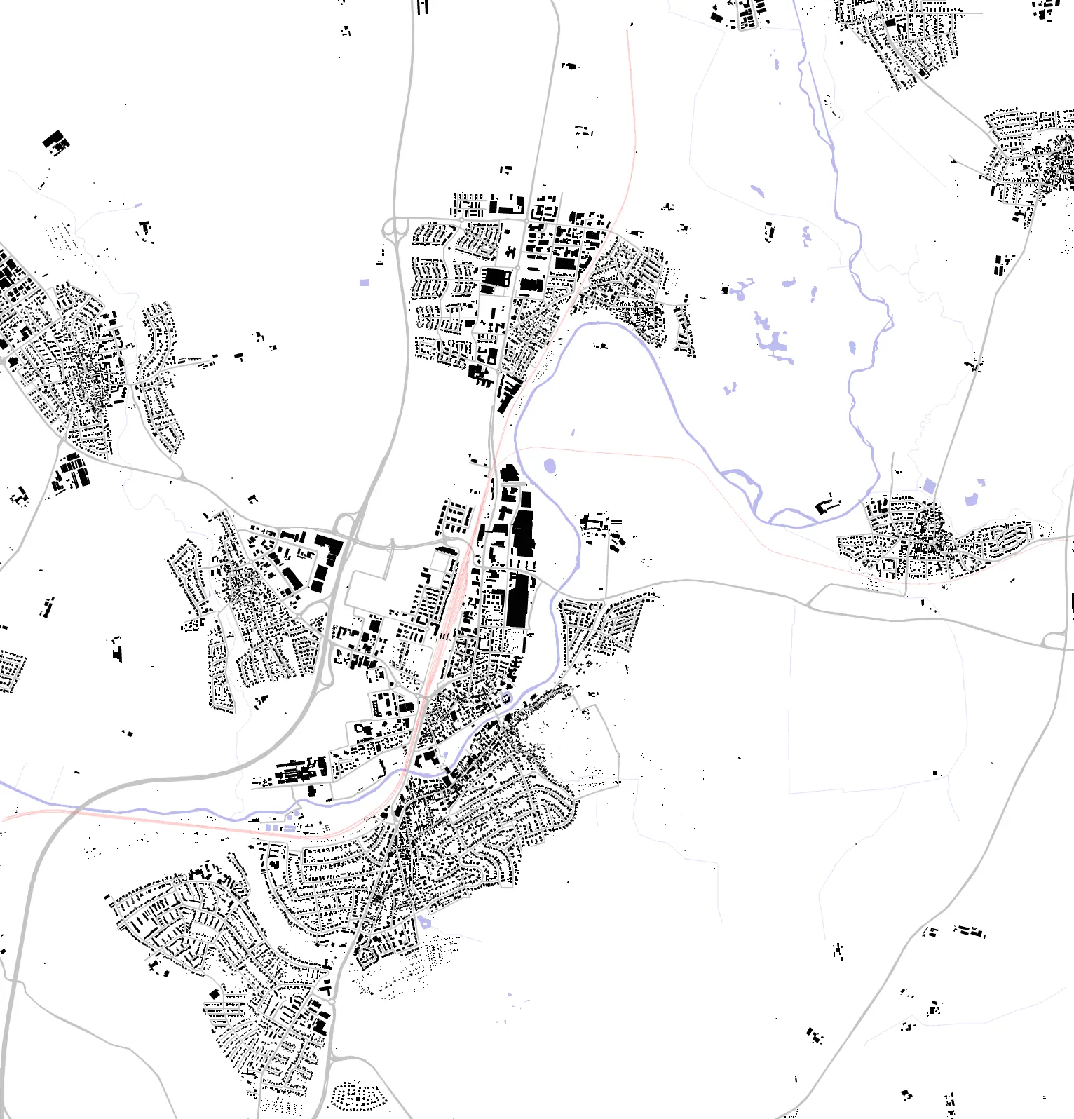 Bad Vilbel figure ground plan
