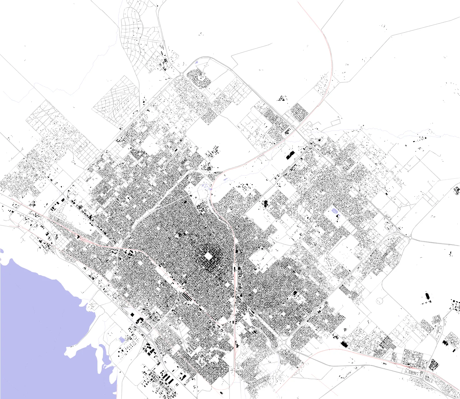 Bahía Blanca plano de masas
