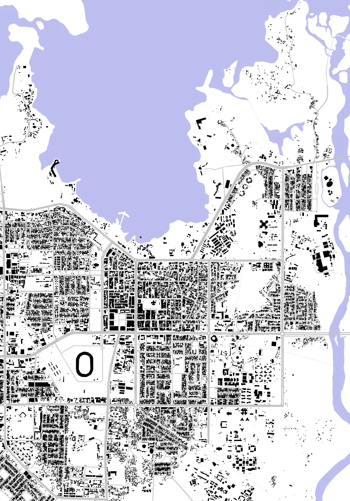 Bahir Dar figure ground plan