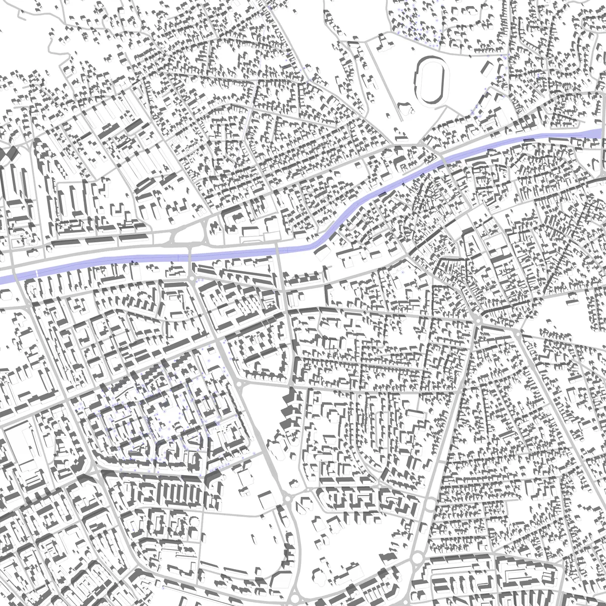 Baia Mare site plan (2,5 km)