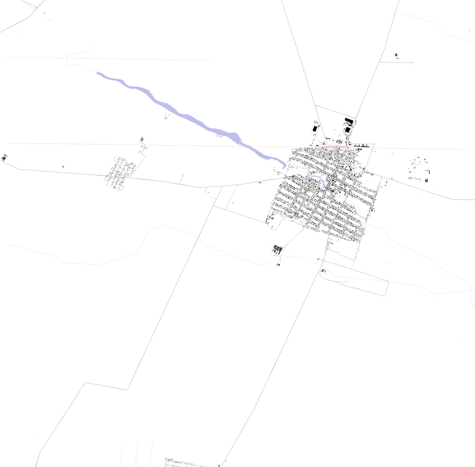 Băilești figure ground plan
