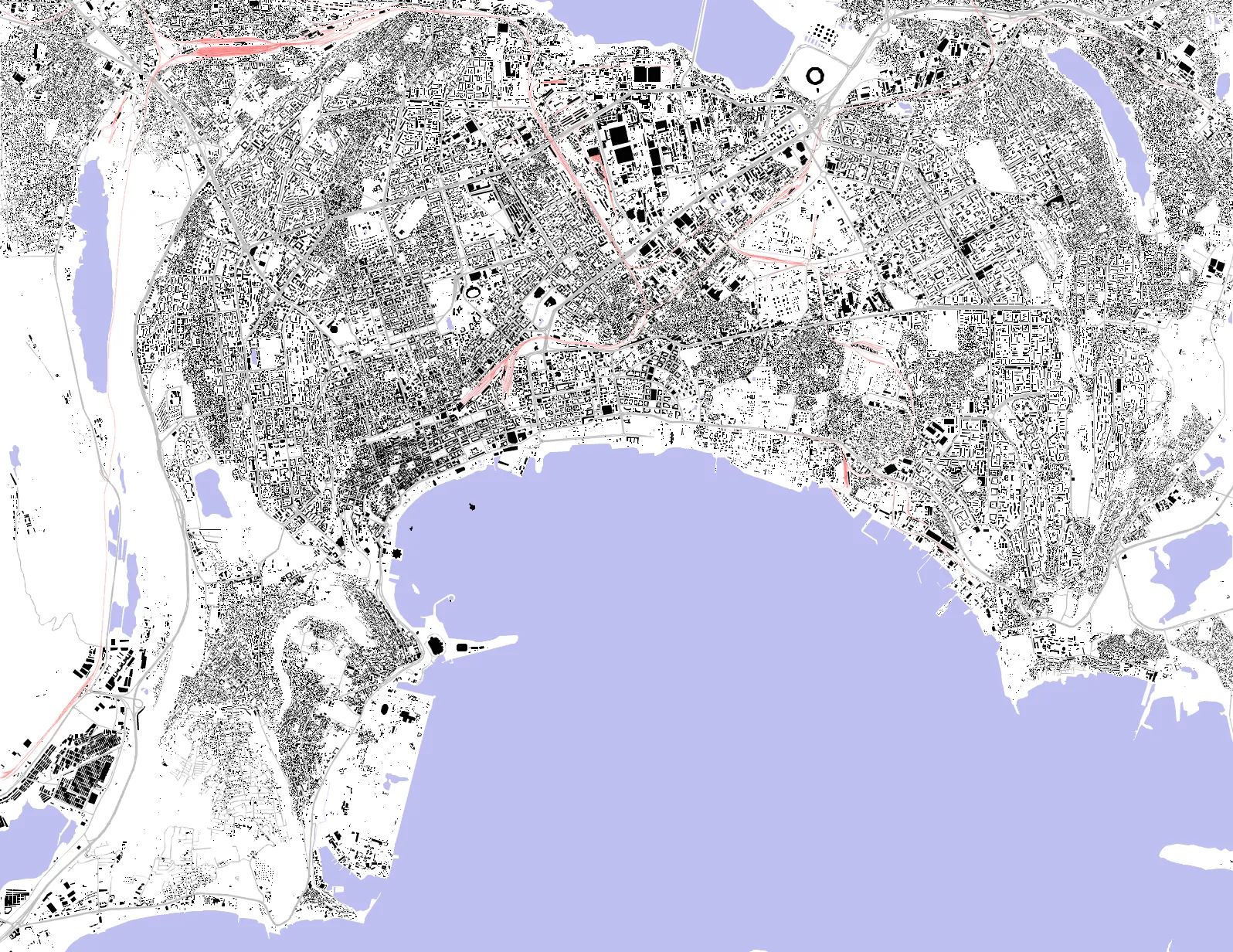 Baku figure ground plan
