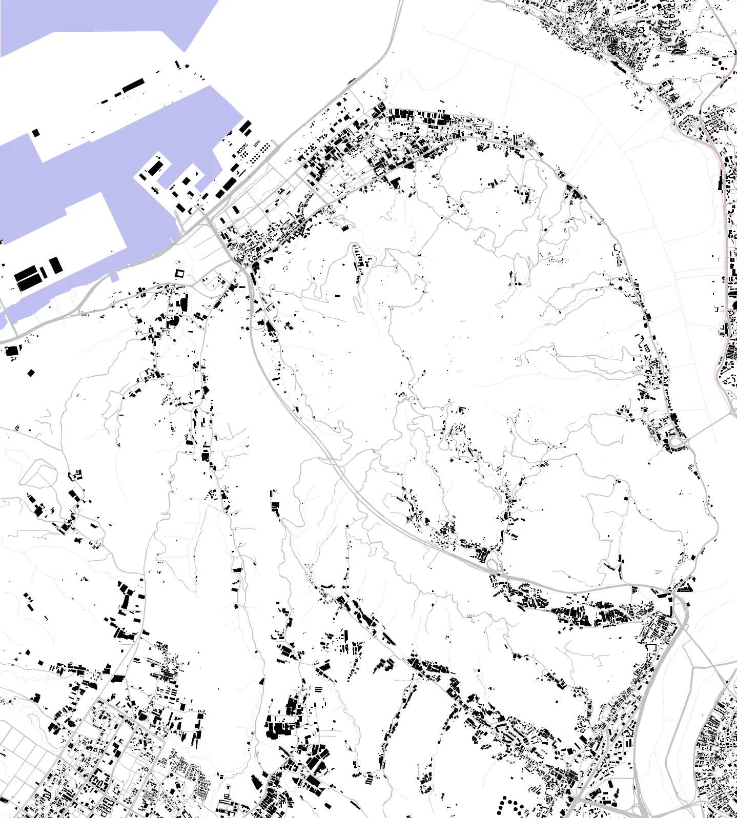 Bali figure ground plan