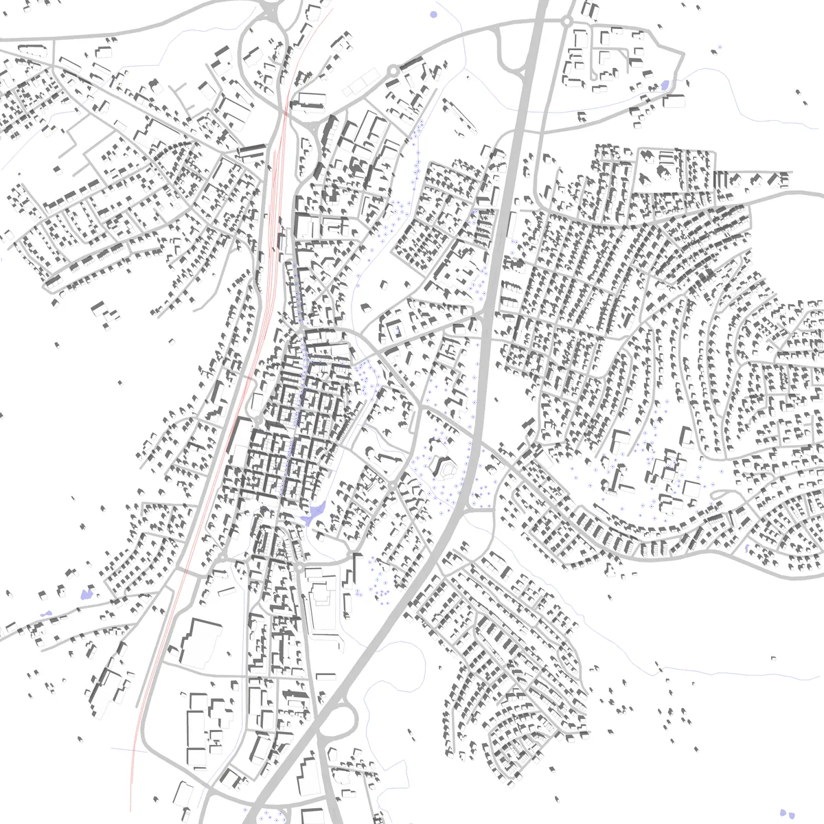 Balingen Lageplan (2,5 km)