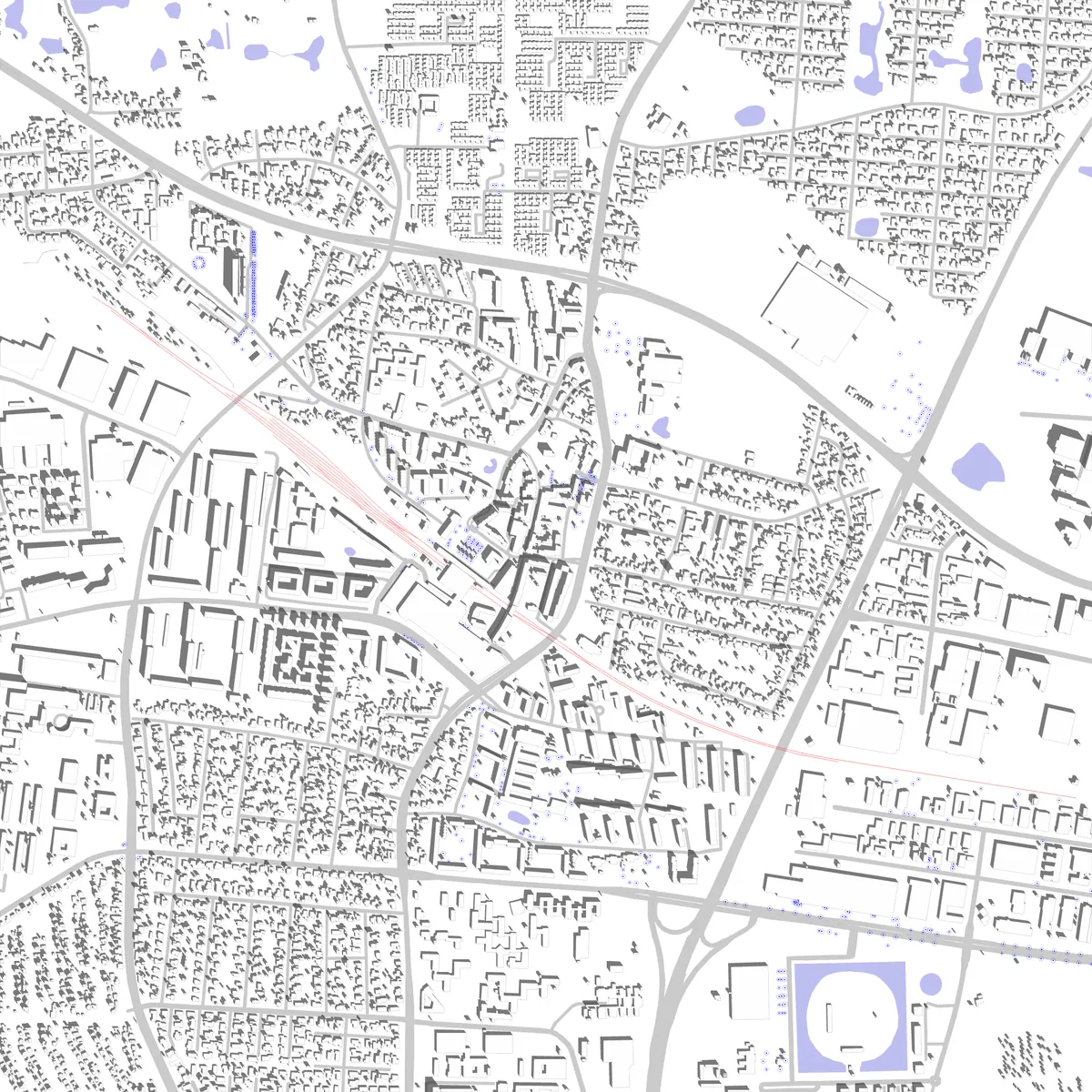 Ballerup situationsplan (2,5 km)