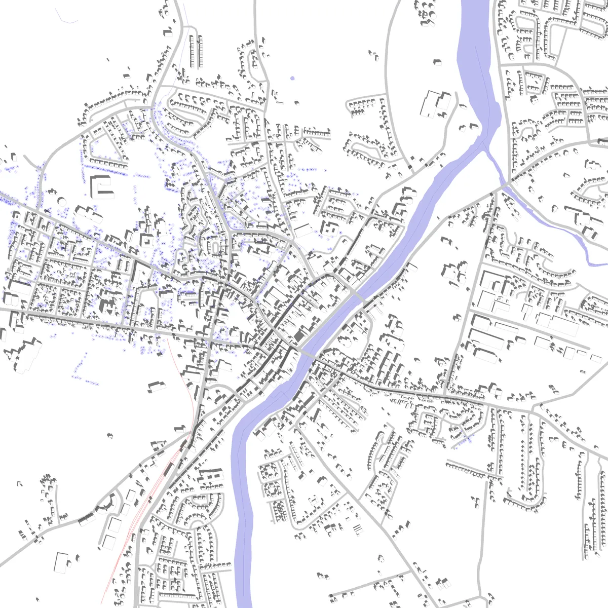 Ballina Lageplan (2,5 km)