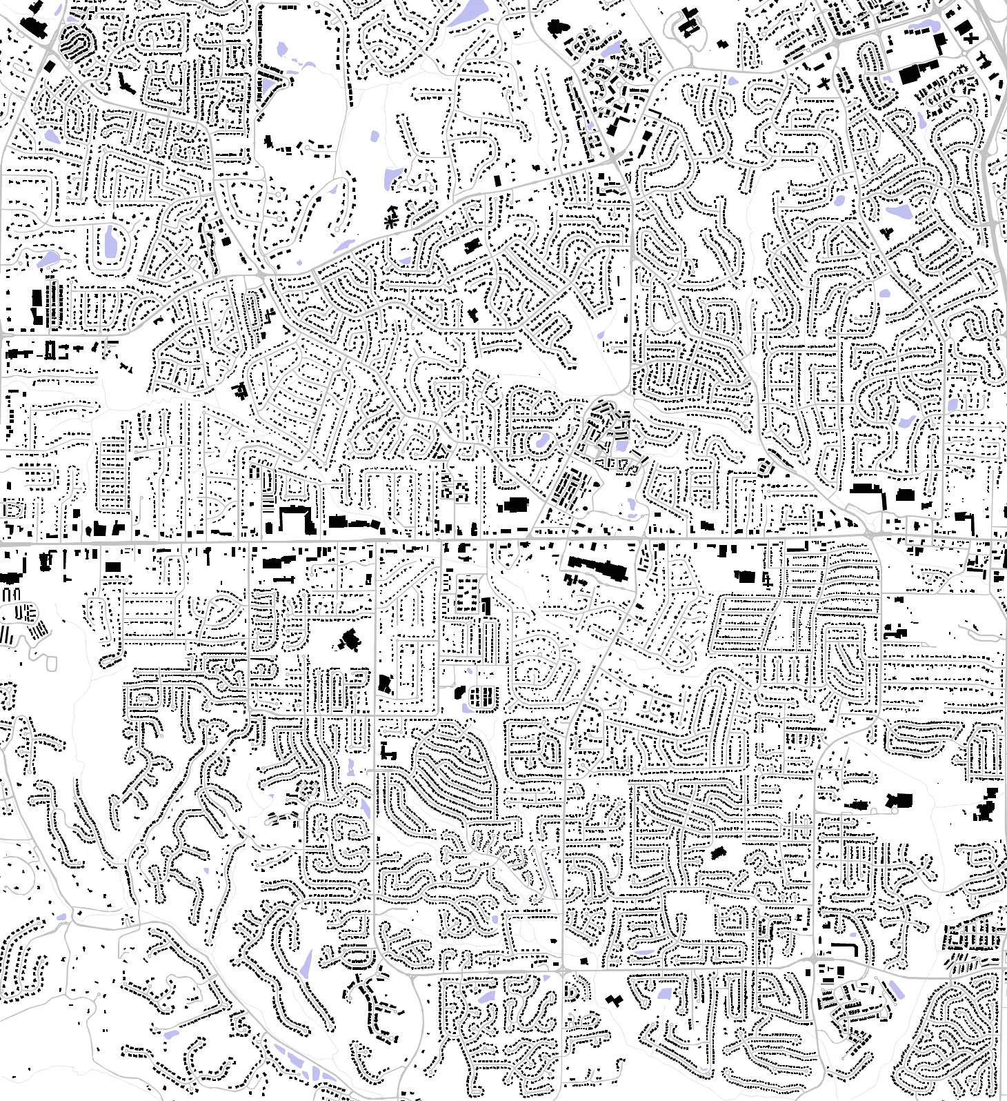Ballwin figure ground plan