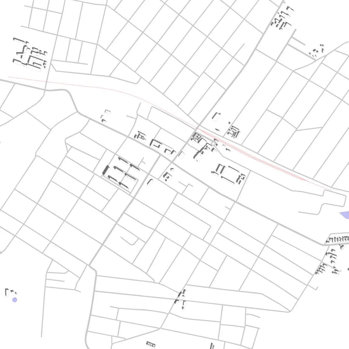 Balmazújváros site plan (2,5 km)