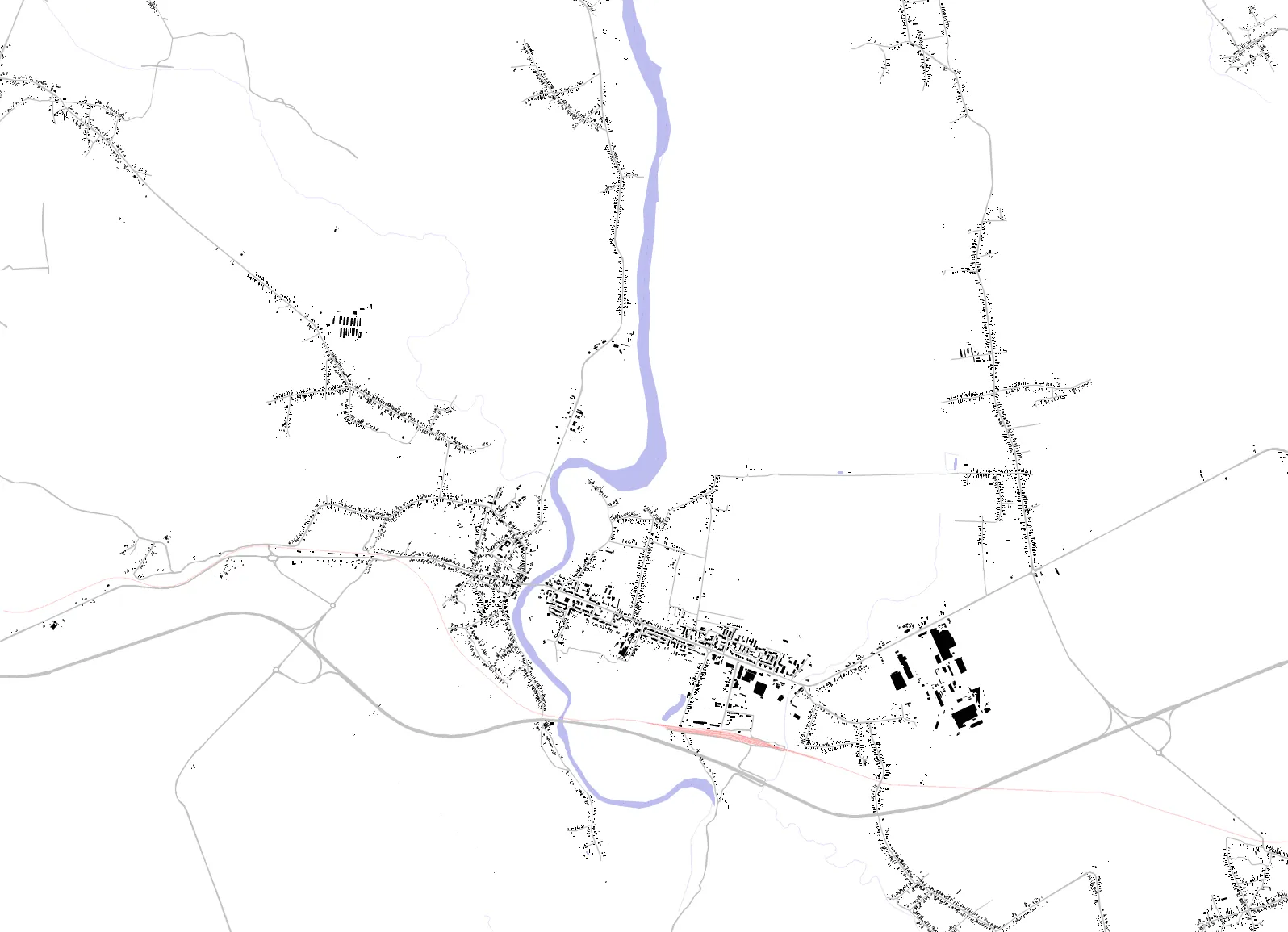 Balș figure ground plan