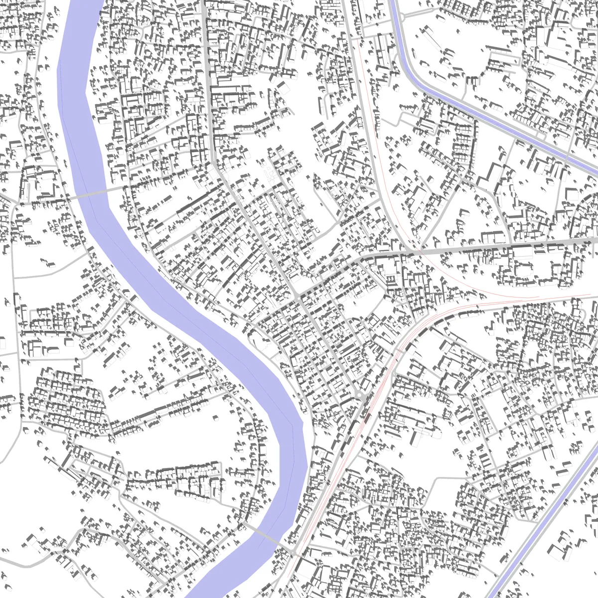 Ban Pong Lageplan (2,5 km)