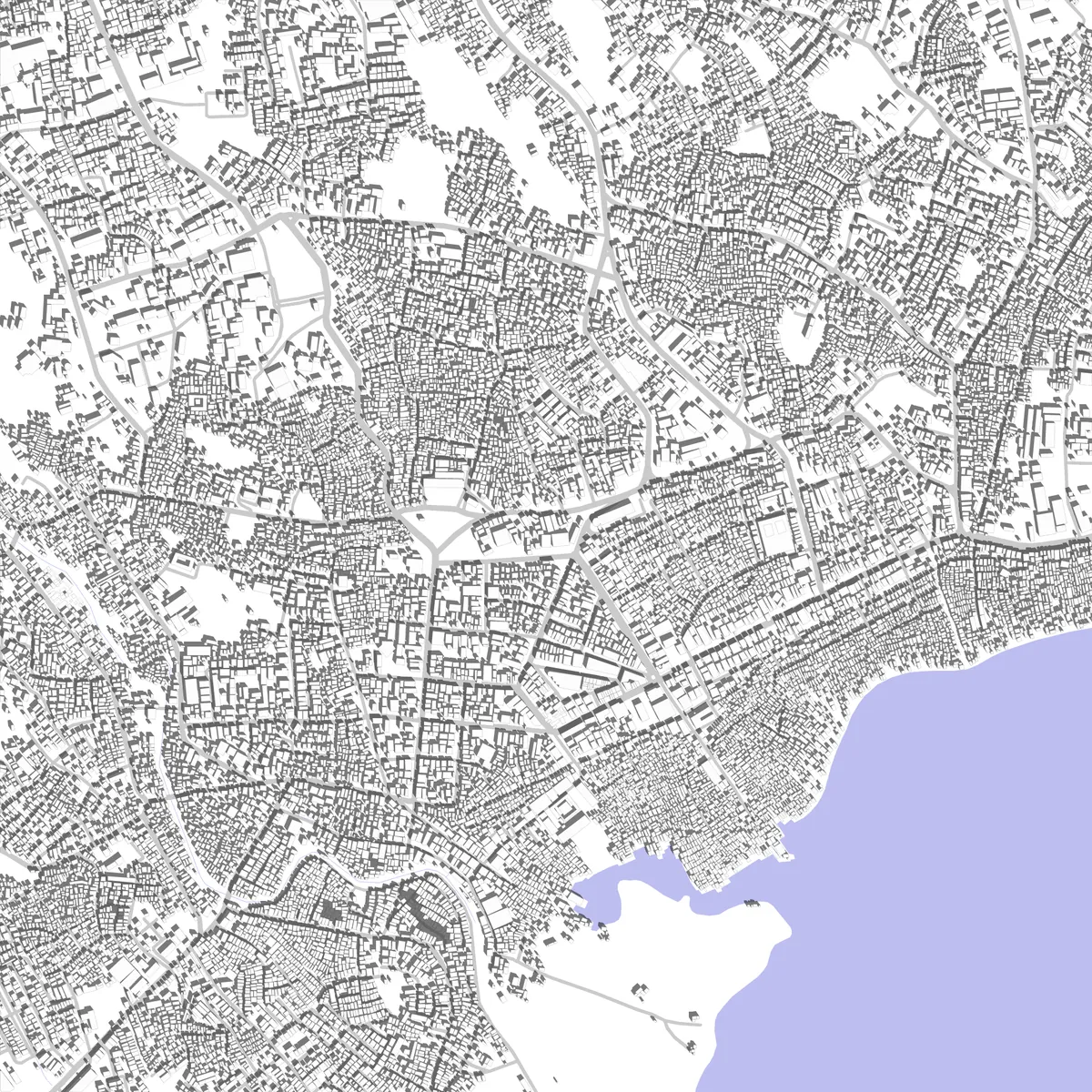 Bandar Lampung Lageplan (2,5 km)