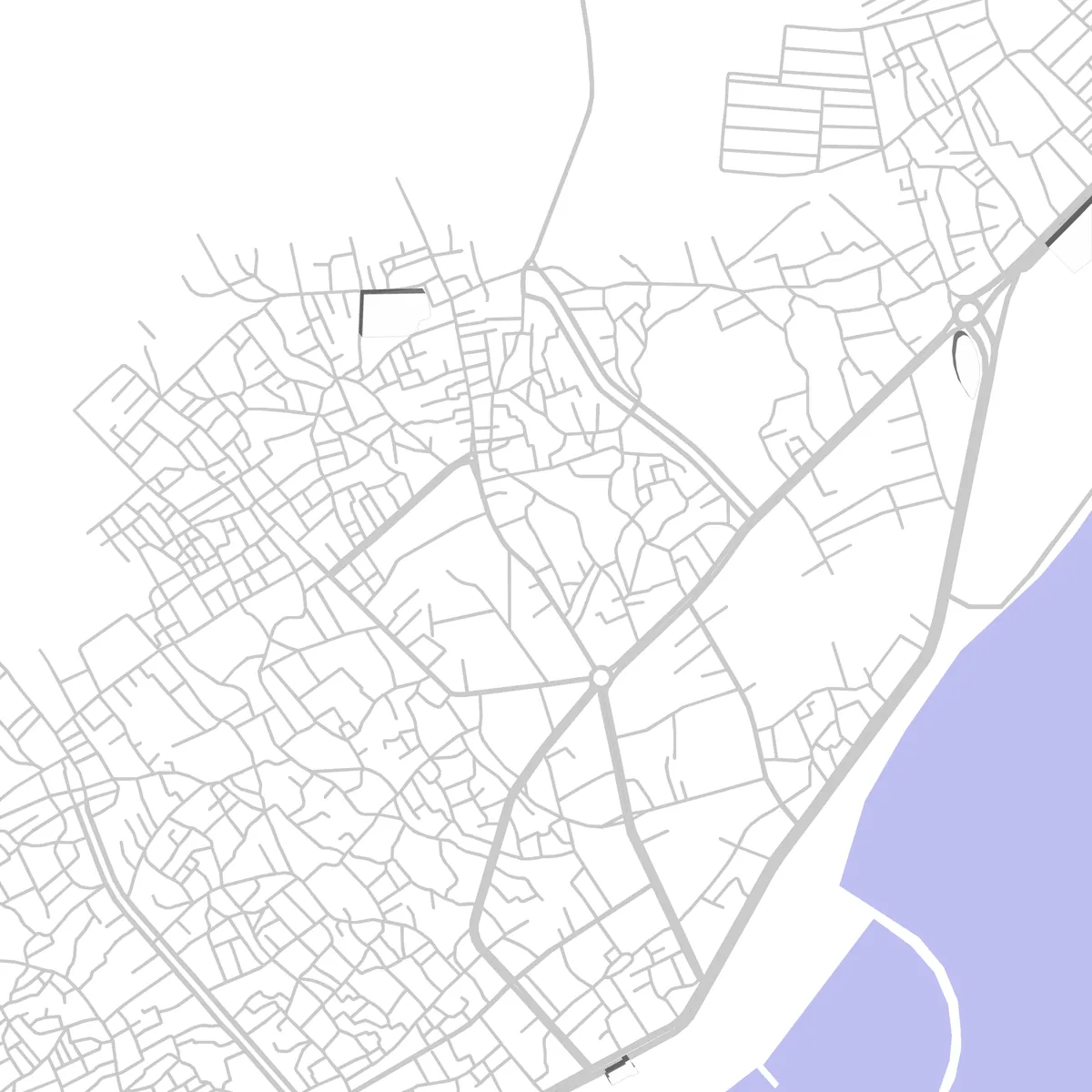 Bandar Lengeh site plan (2.5 km)