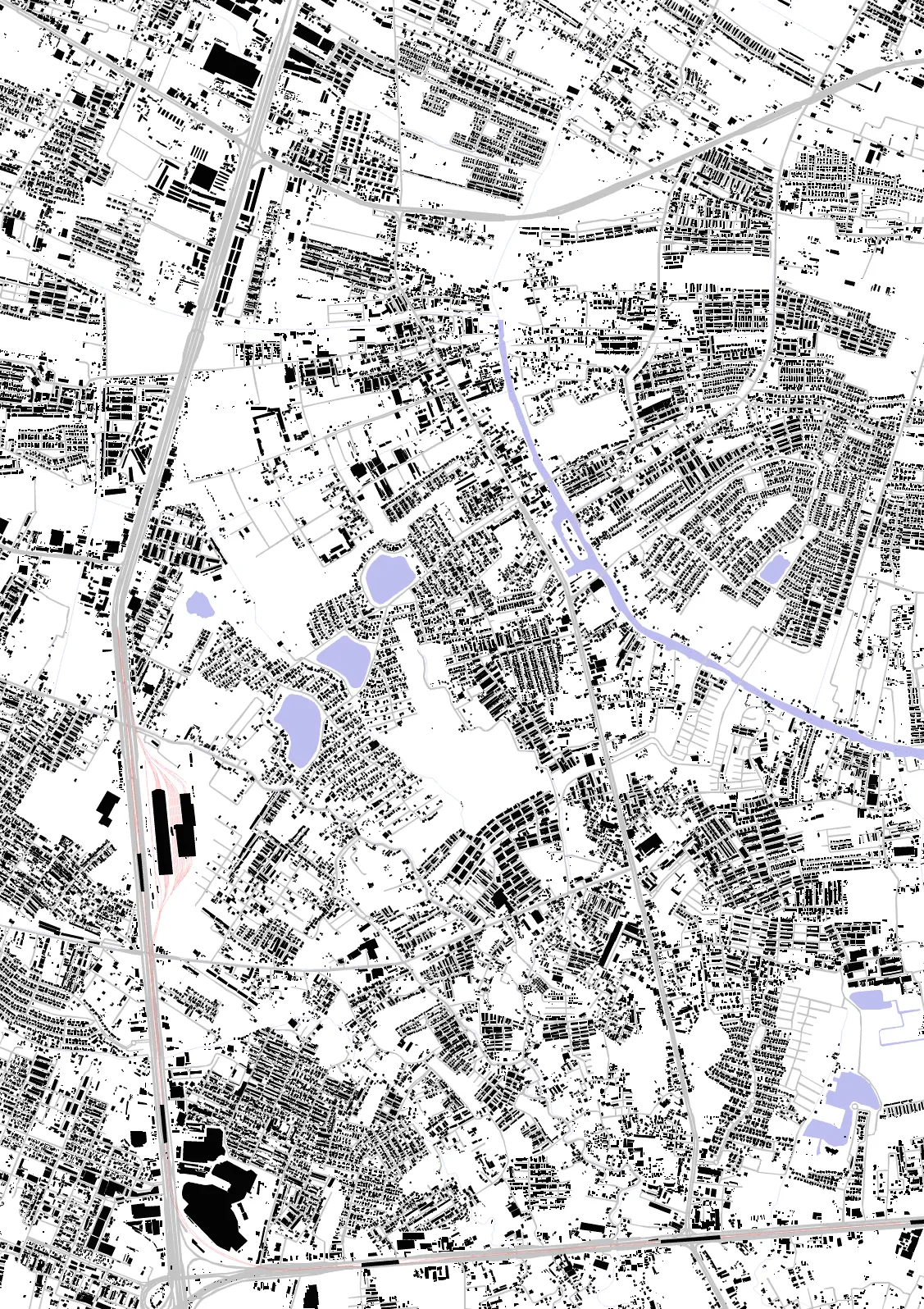 Bang Bua Thong figure ground plan