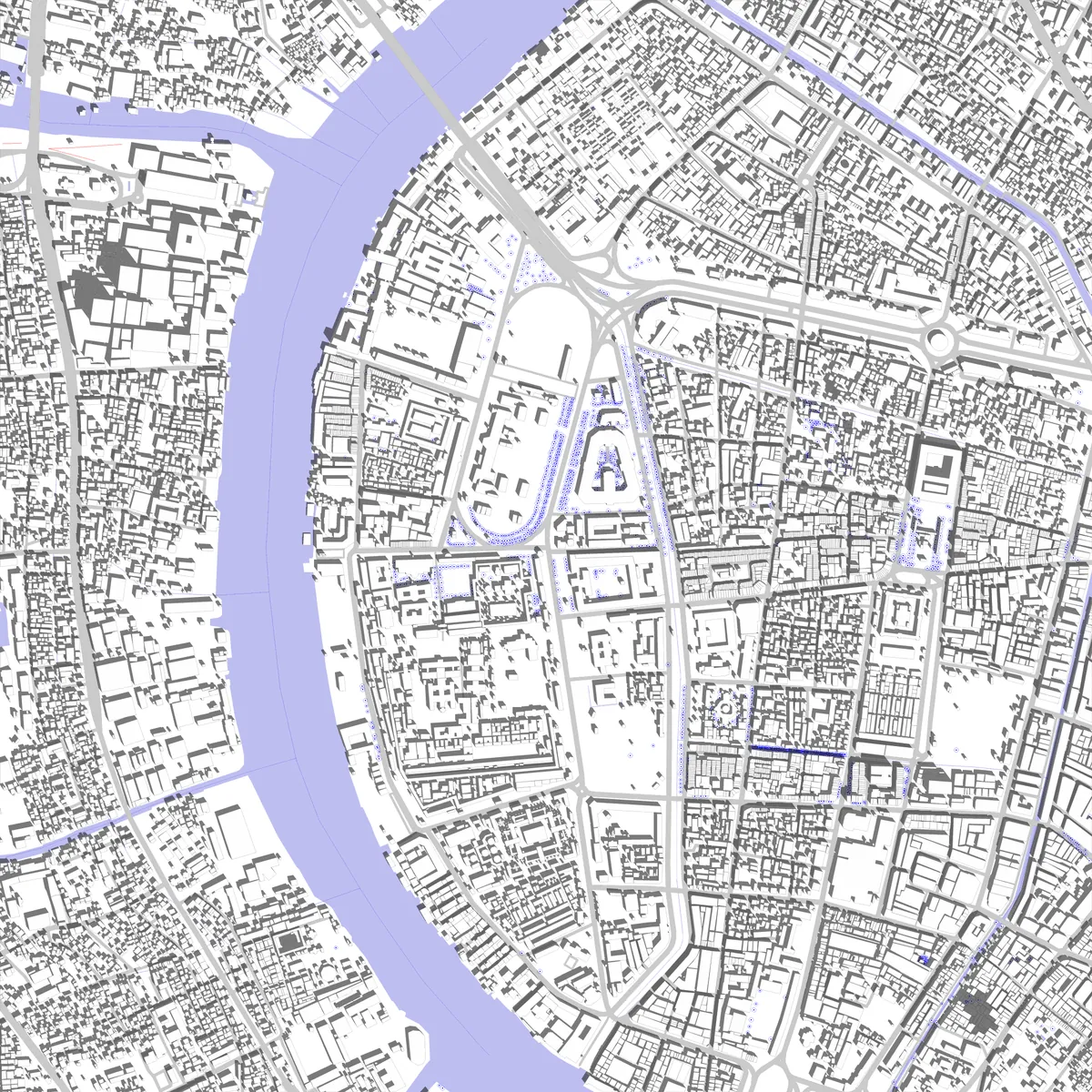 Bangkok site plan (2.5 km)