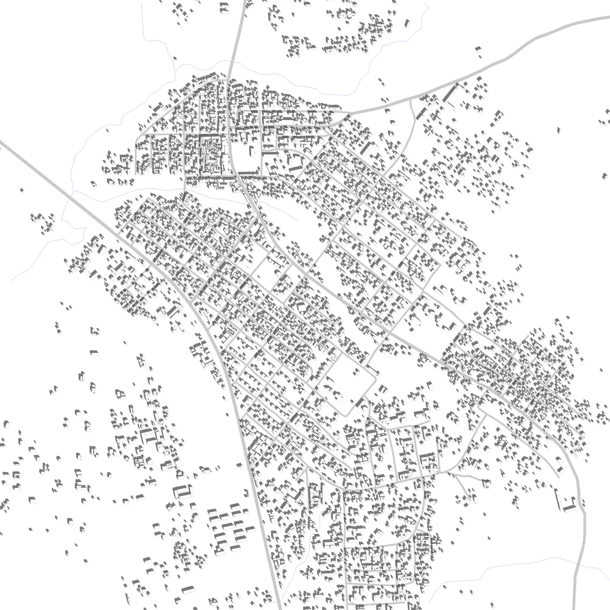 Bangolo site plan (2.5 km)