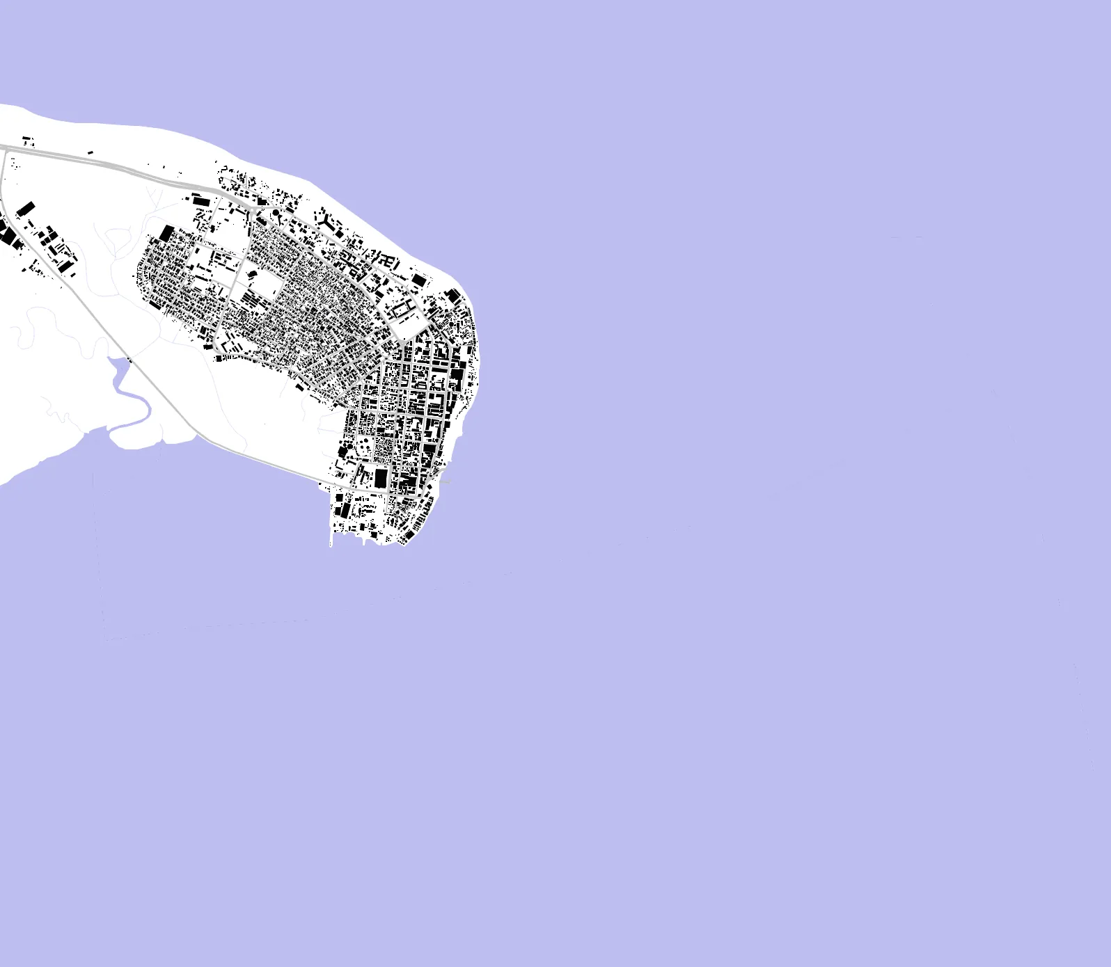 Banjul figure ground plan