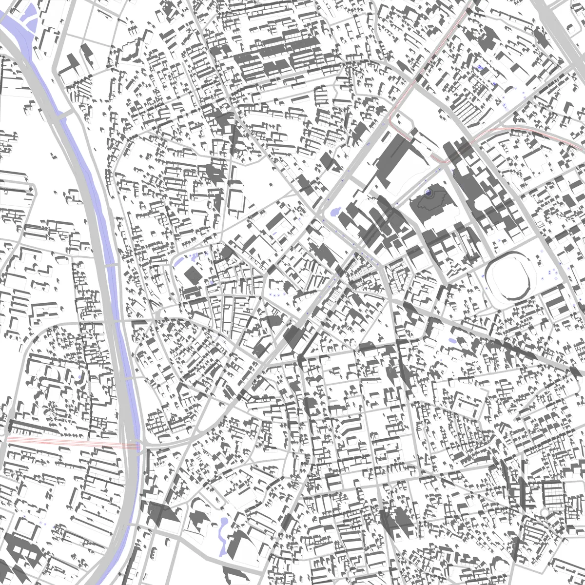 Banqiao site plan (2.5 km)