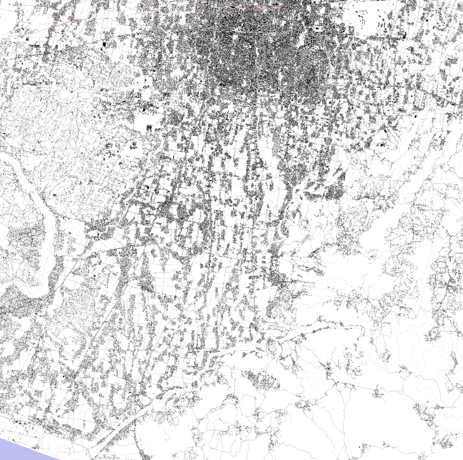 Bantul figure ground plan